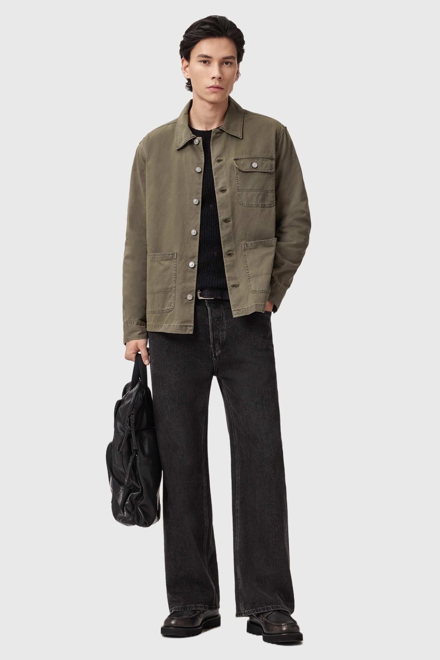 NEVIS CHORE SHIRT PASTORAL GREEN 3