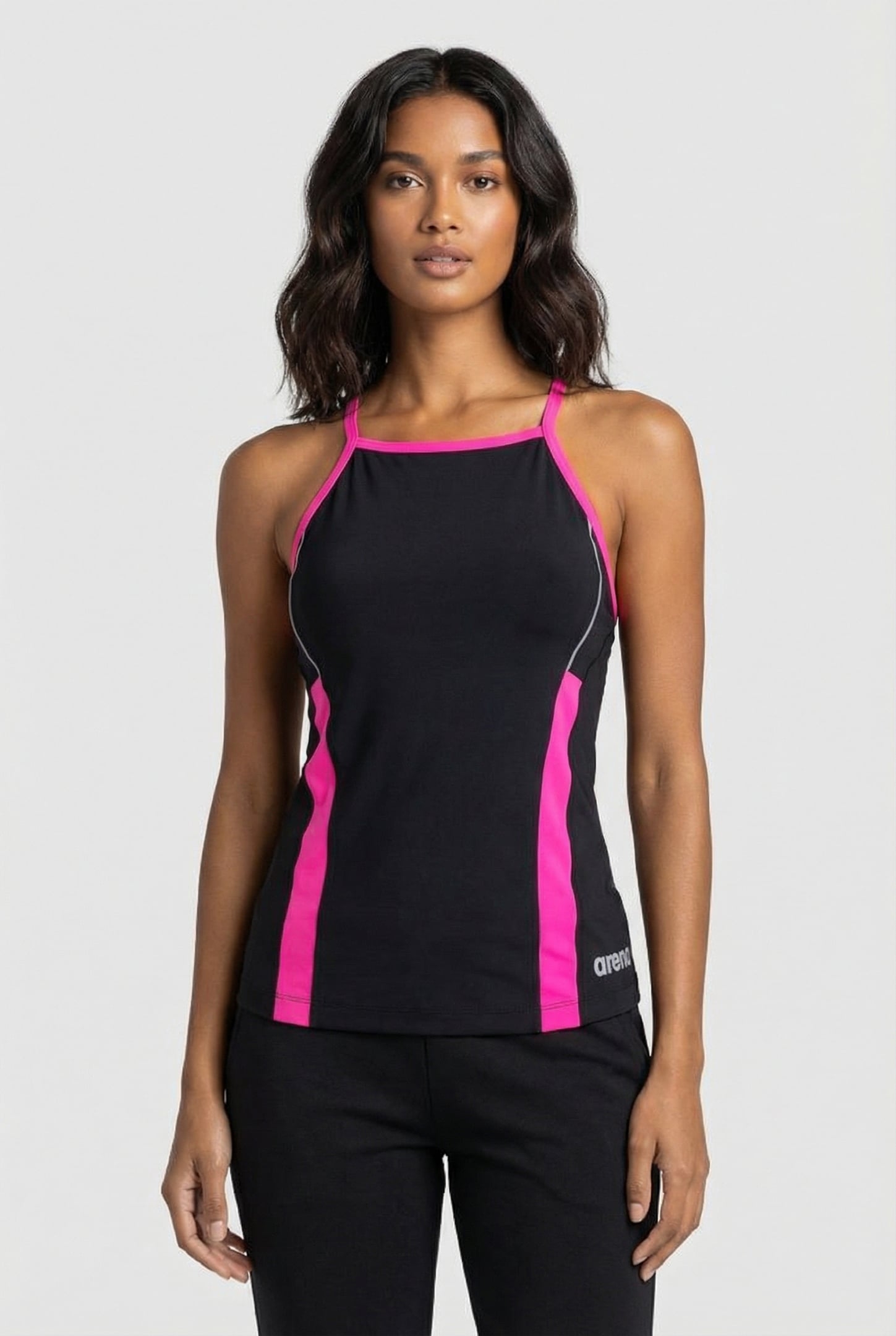W PERF REVO TANK TOP BLACK,FRESIA_ROSE 1