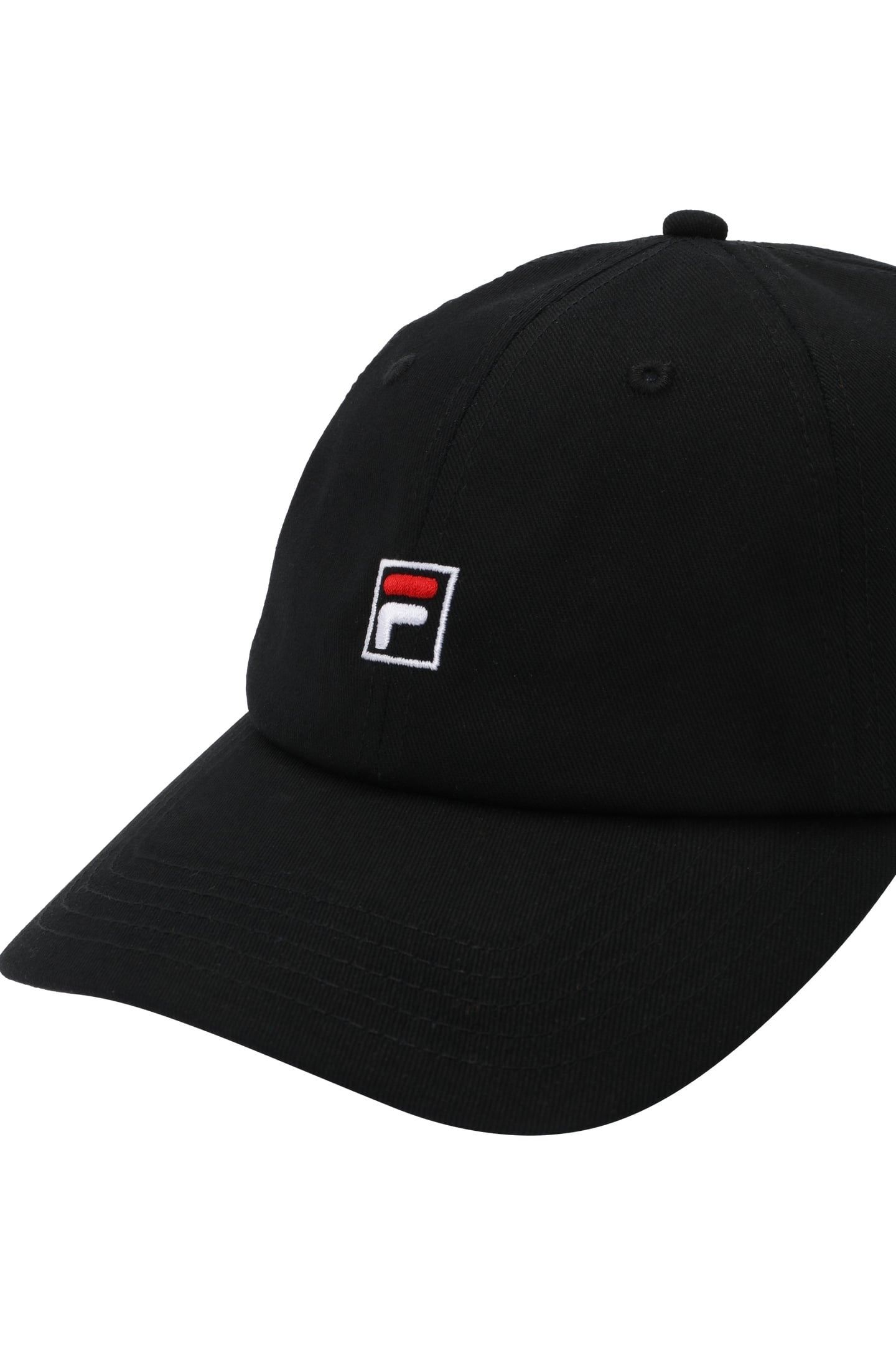 UNISEX MILANO LOW PROFILE 6-PANEL LOGO CAP BLACK 3