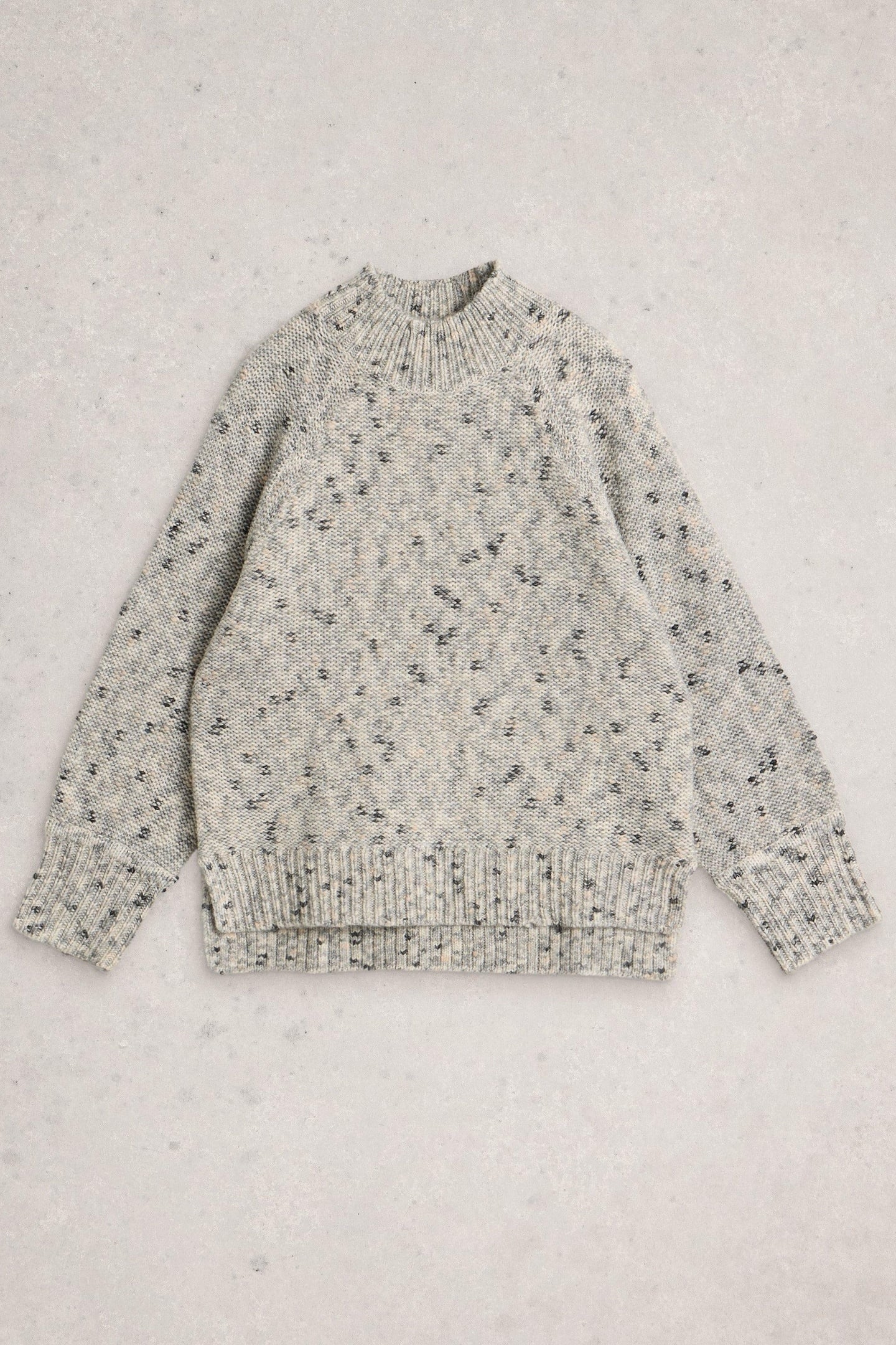 MONO NEP ROLL NECK IVORY MULTI 3