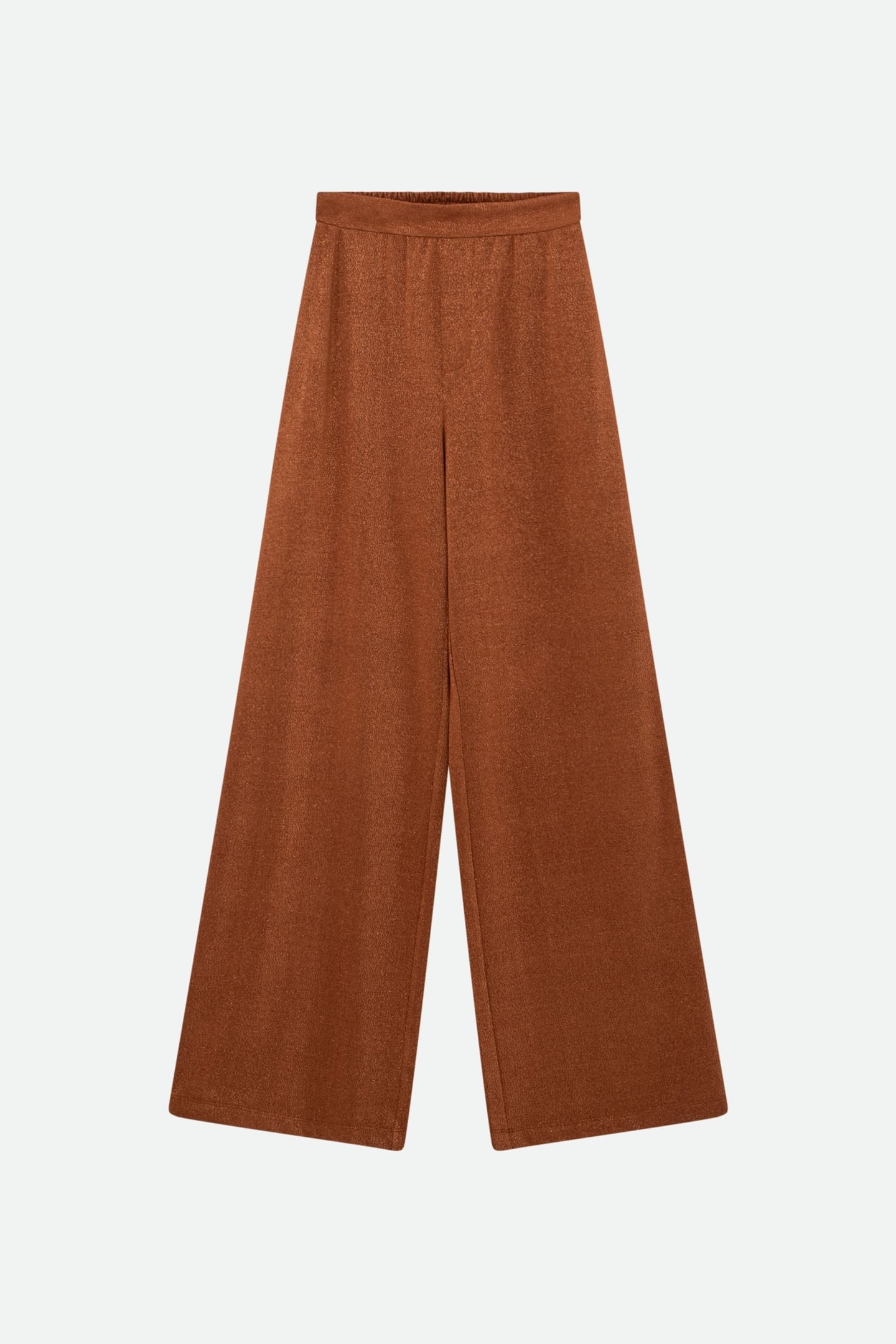 PRIDE - BROWN IRIDESCENT KNIT TROUSERS 6