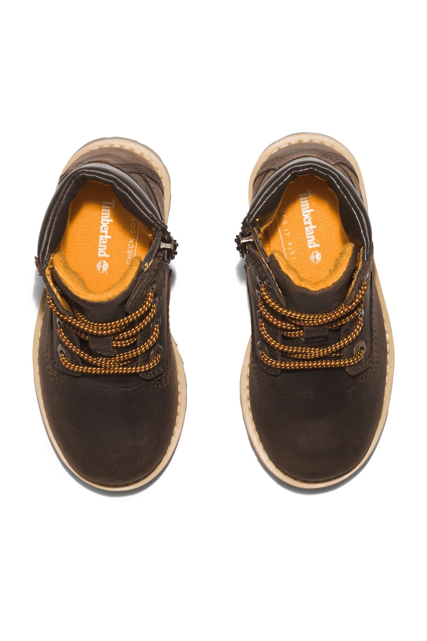 UNISEX POKEY PINE MID LACE UP WITH ZIP BOOT DARK BROWN 6