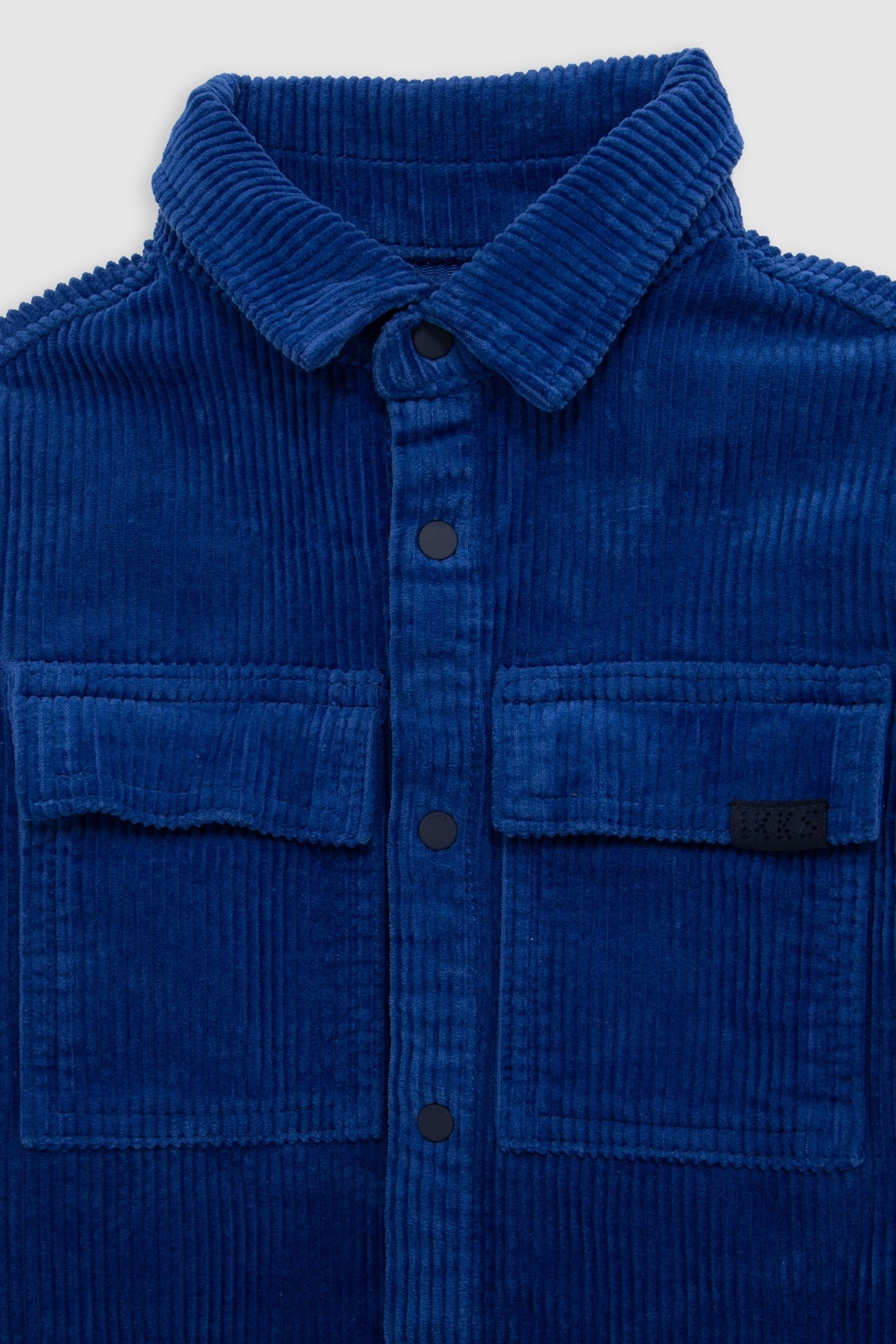 BOY'S BLUE CORDUROY OVERSHIRT 5