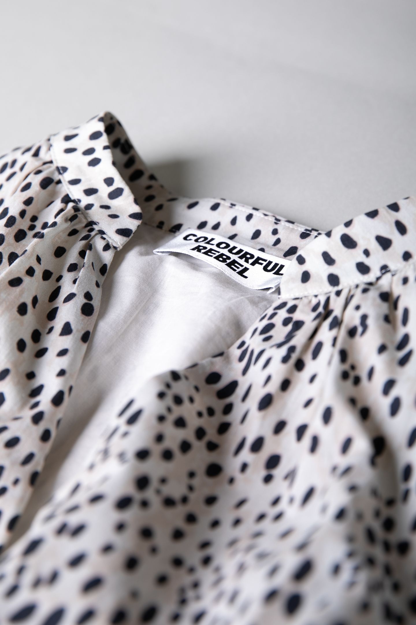 LIZE CHEETAH SHIRT MINI DRESS SS BEIGE 4