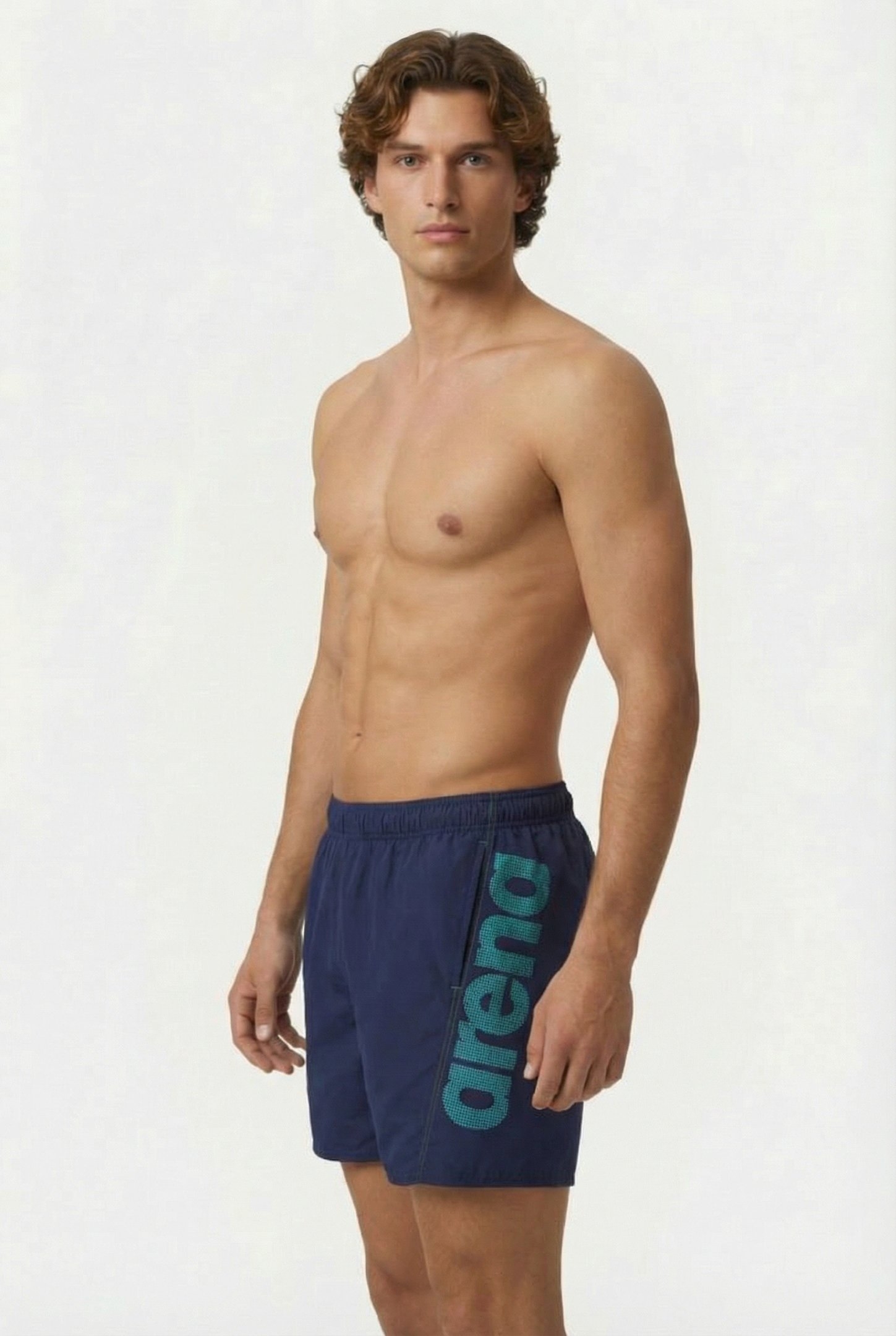 FUNDAMENTALS ARENA LOGO BOXER R NAVY-TURQUOISE 3