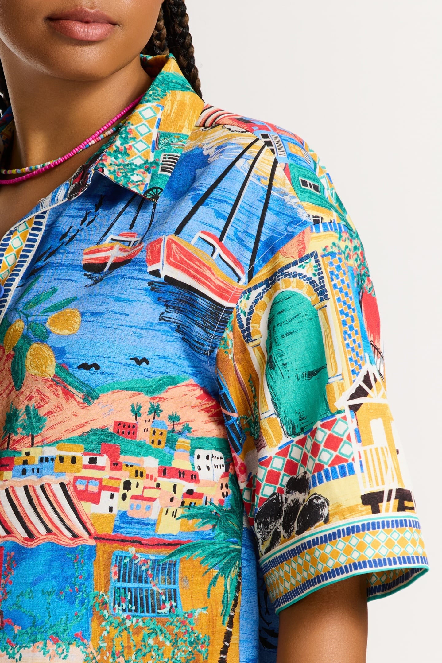 EMILY BLOUSE SHIWI ISLAND MULTI BRIGHT SHIWI ISLAND 7