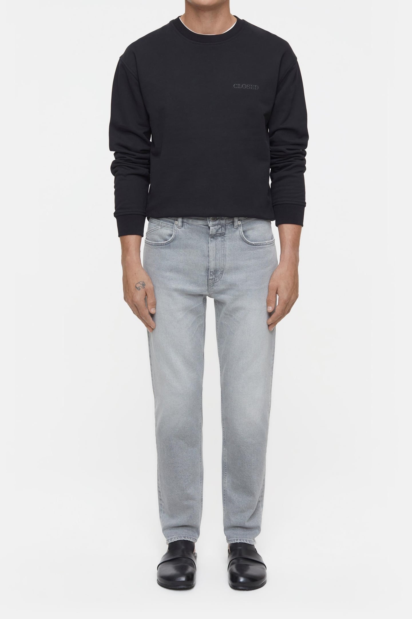 COOPER TRUE JEANS LIGHT GREY 1