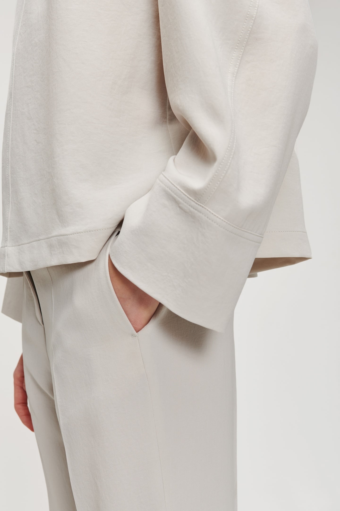 JAPANESE CREPE TOP GREIGE 4