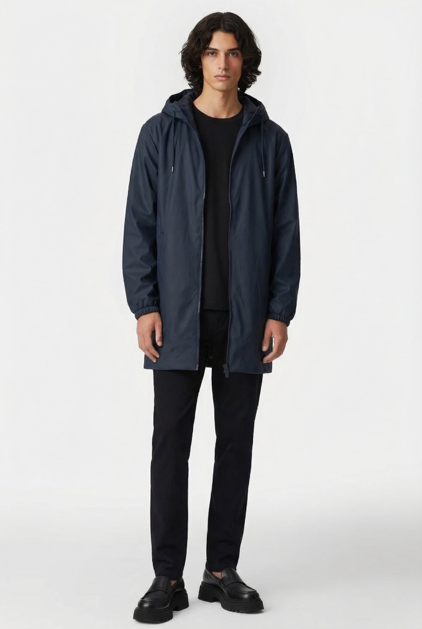 UNISEX LOHJA LONG INSULATED JACKET W3T2 NAVY 4