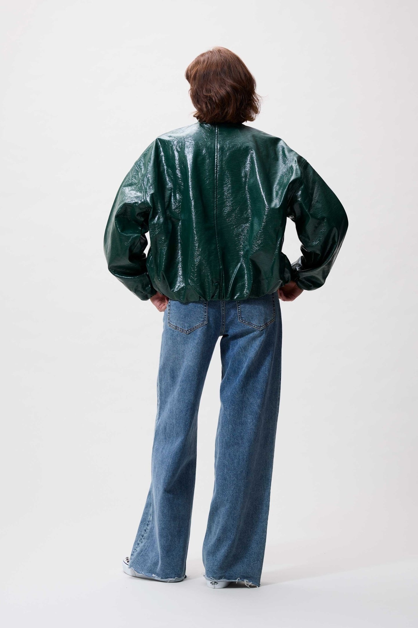 TUCK IN VARSITY JACKET PINE FOREST 3