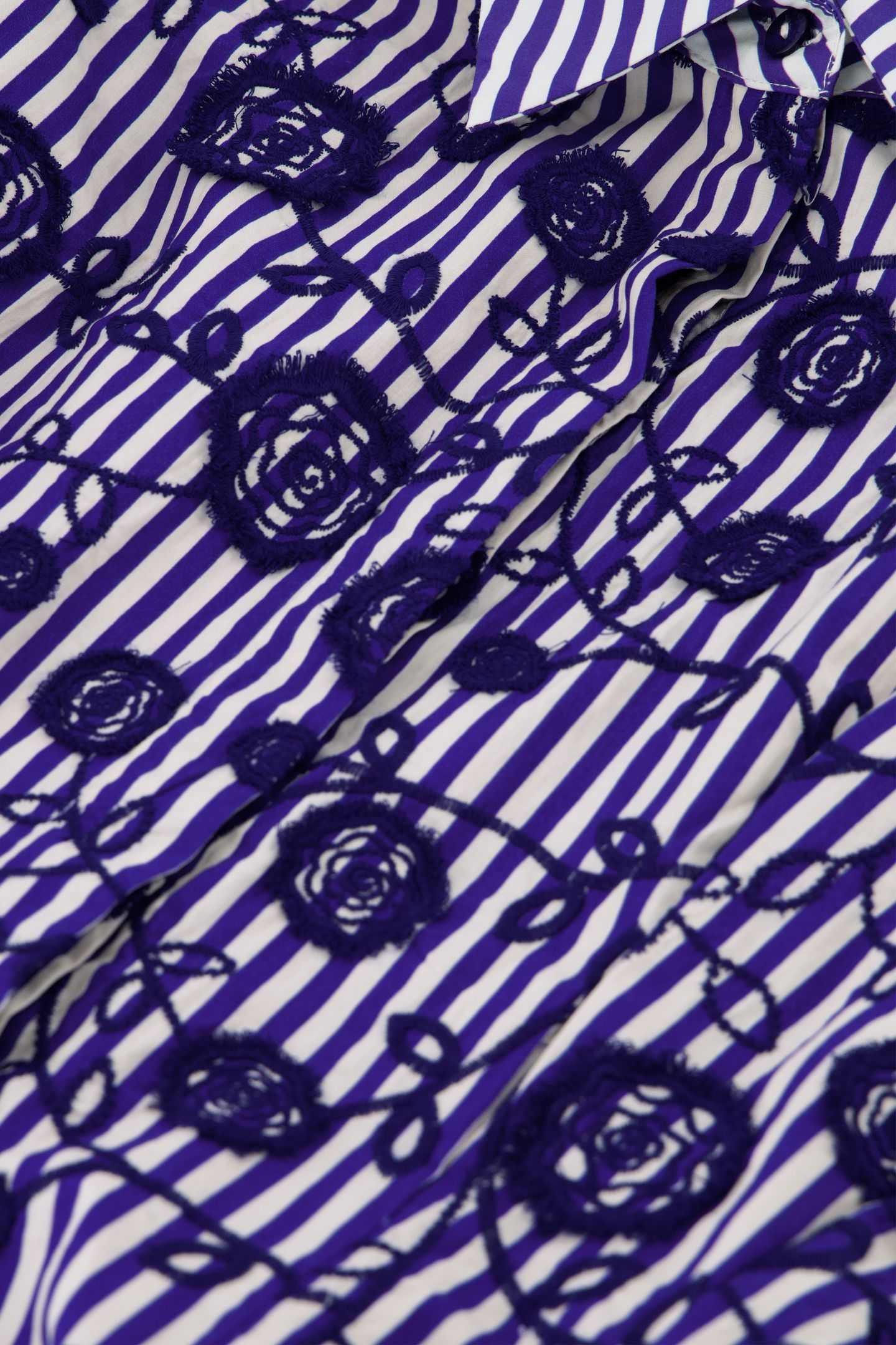 ROSINA BLOUSE COSY WHITE/ROYAL COBALT 5