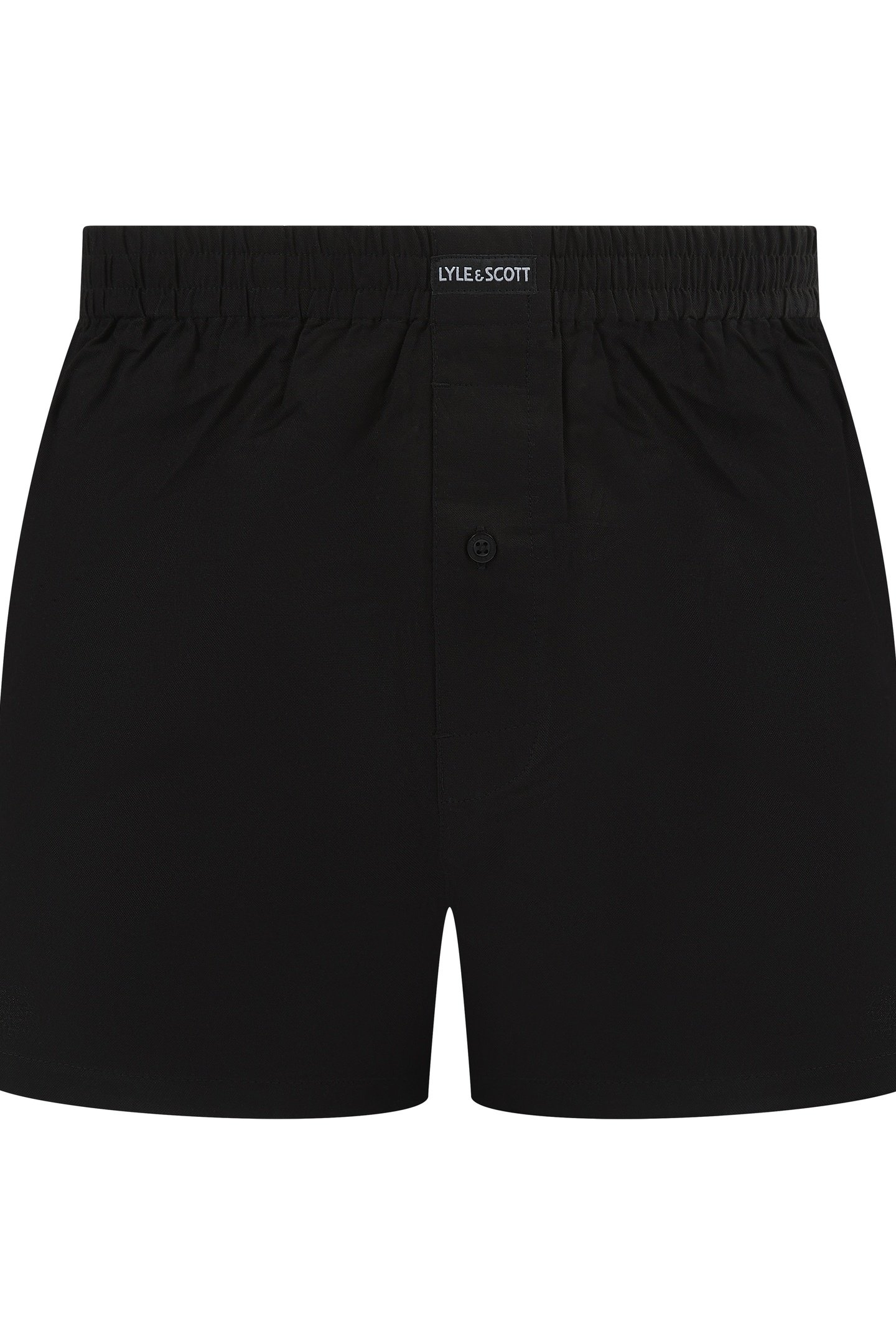 BUSBY 2 PACK COTTON BOXER SHORT BLACK/CLIMBING IVY 2