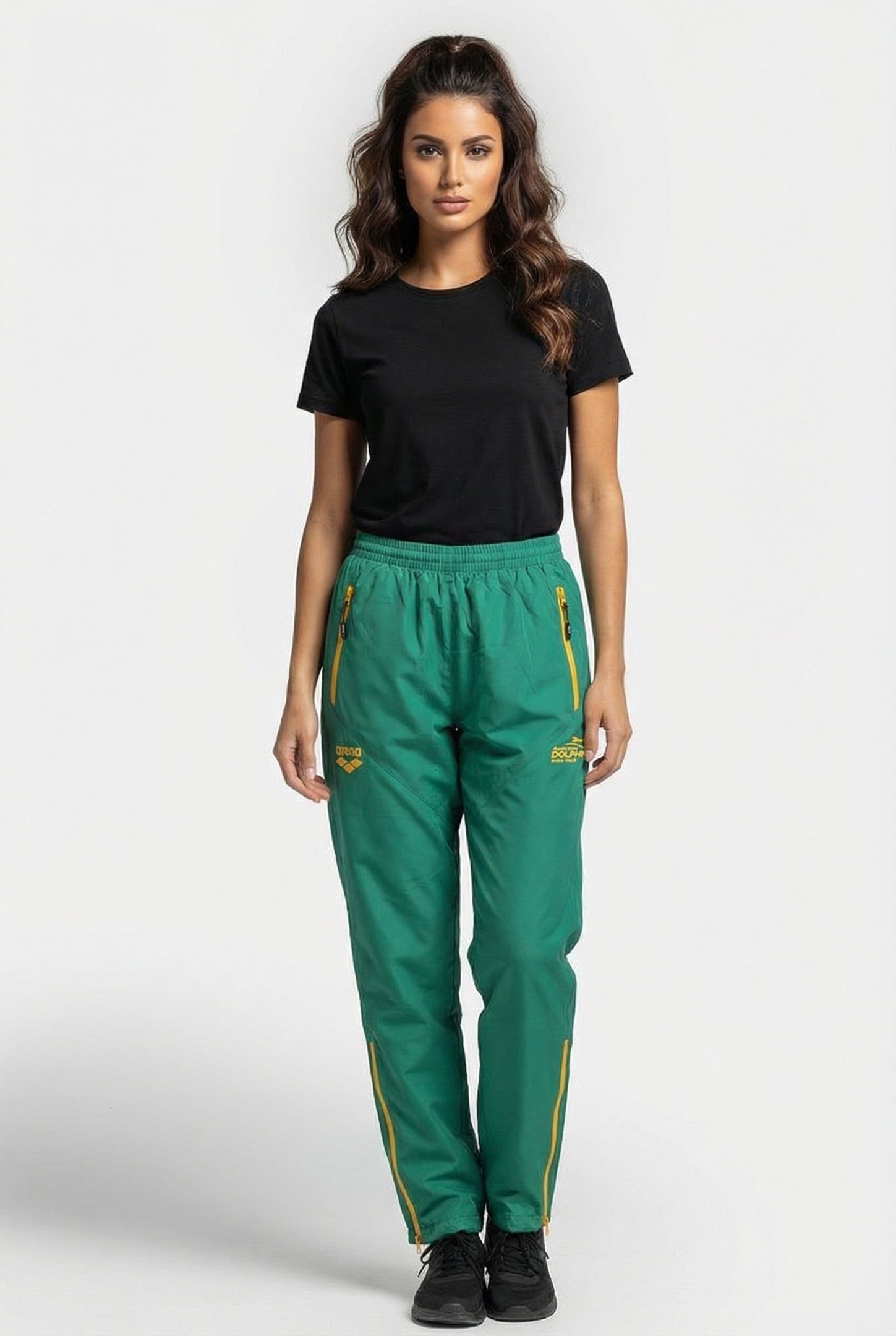 UNISEX AUSTRALIA WARM UP PANT GREEN 1