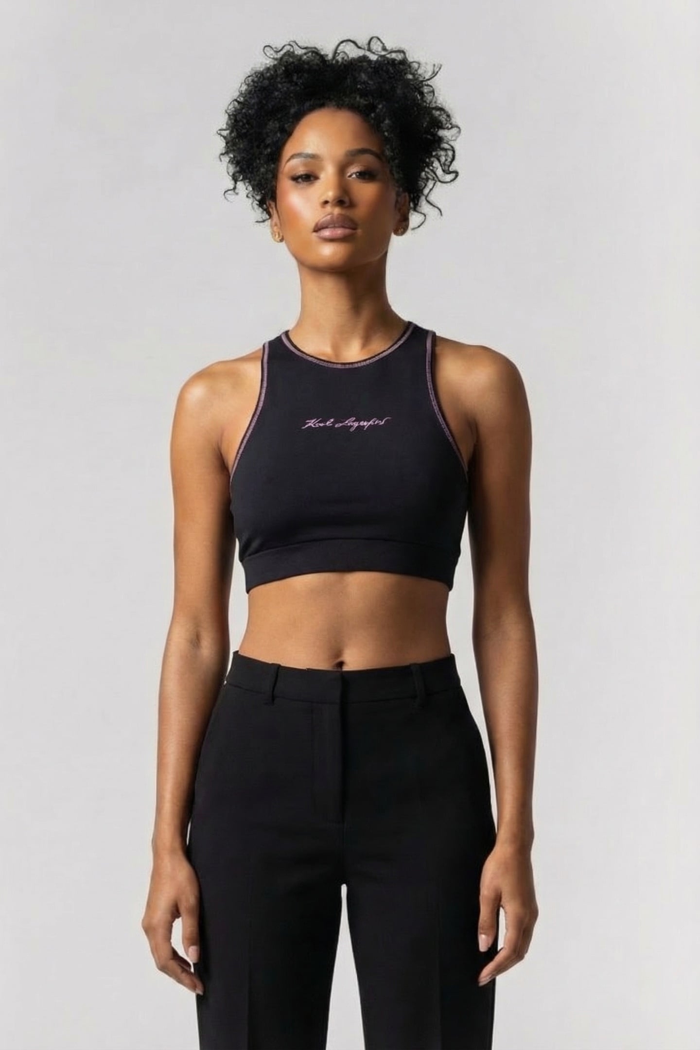 BLACK ATHLEISURE SPORTS BRA 1