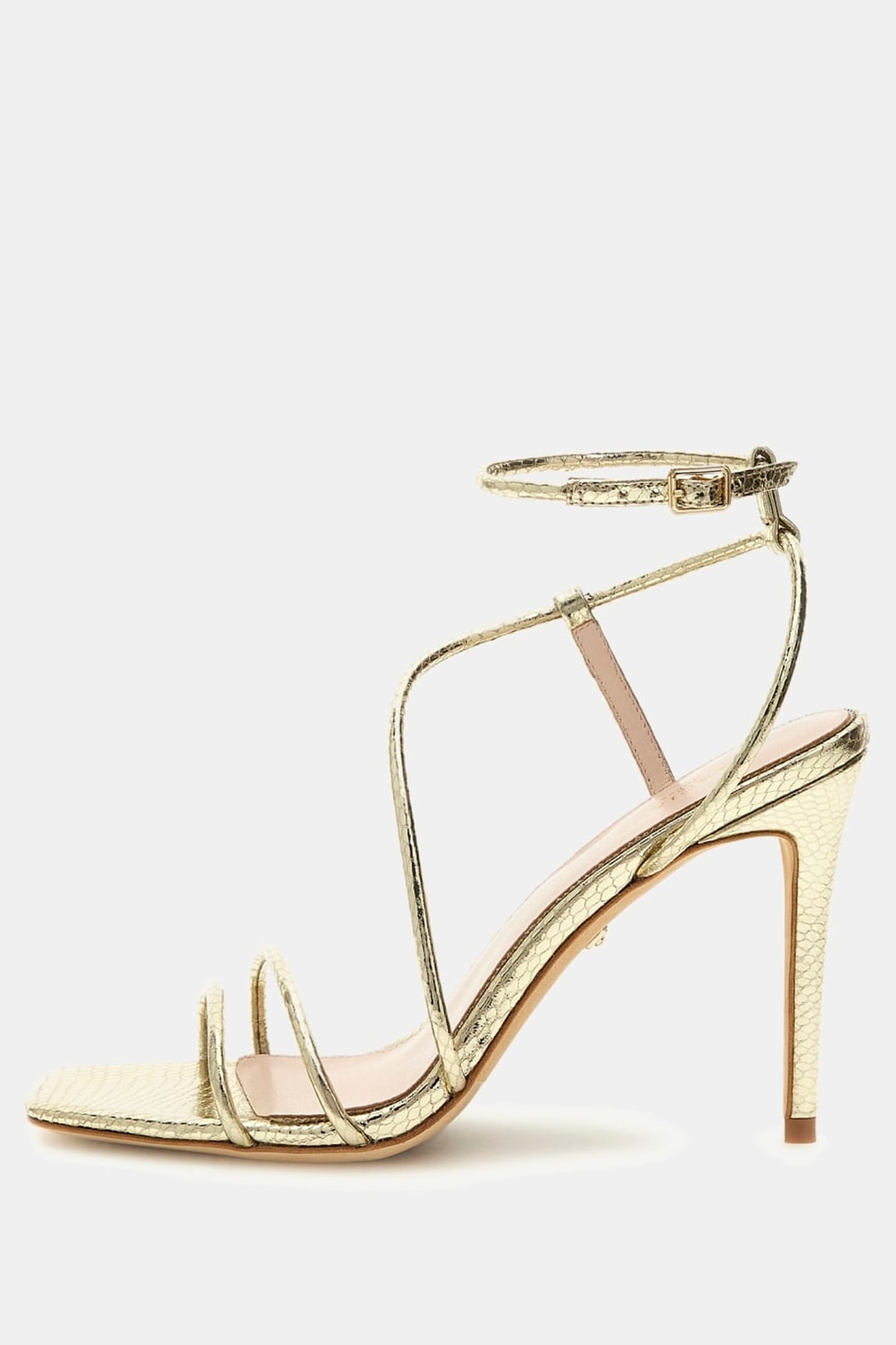 MARCIANO BY GUESS STRAPPY HEELS GOLD 1