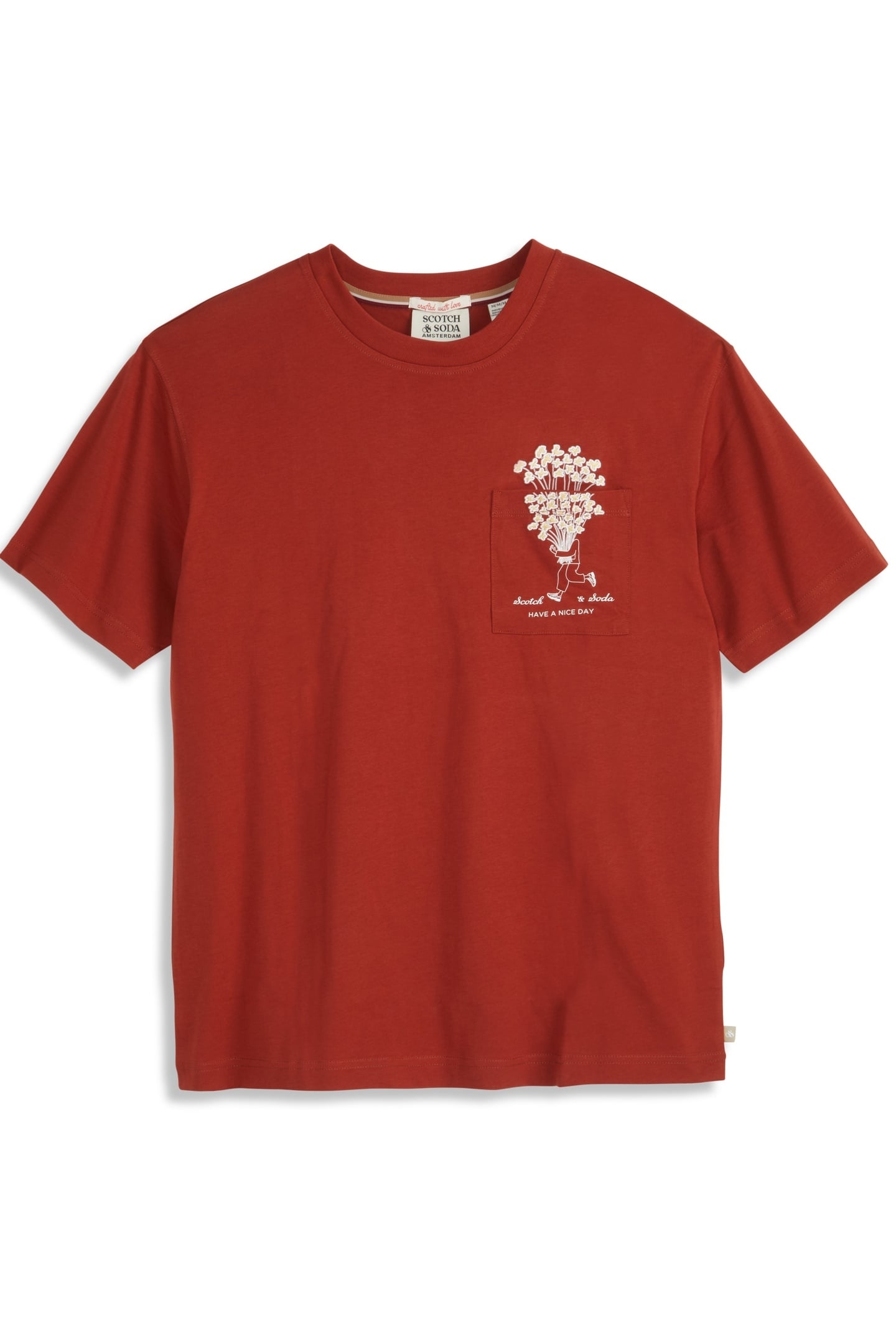 GRAPHIC TEE BURNT HENNA 1