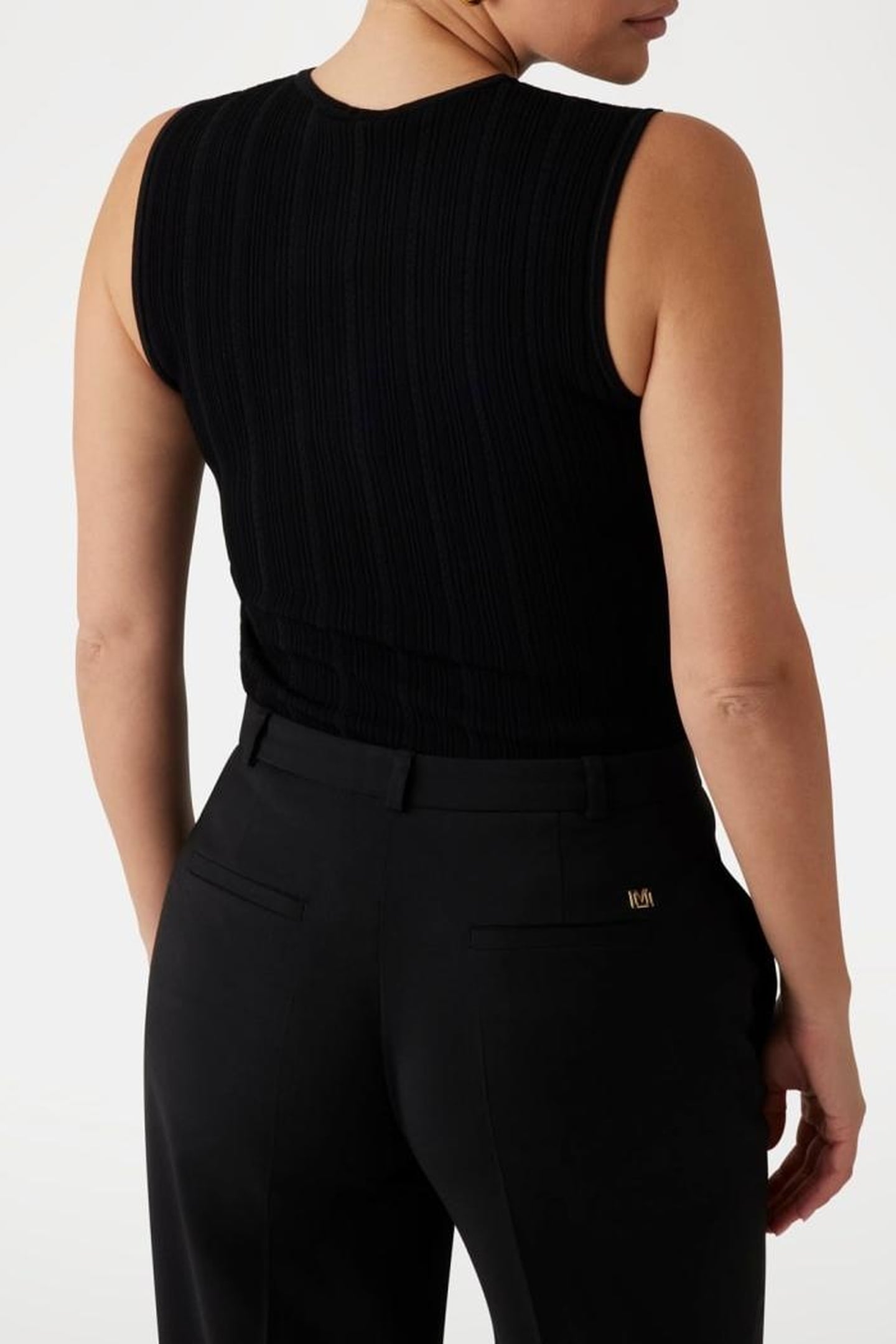 MARCIANO BY GUESS GIADA SLV SWEATER TOP JET BLACK 3