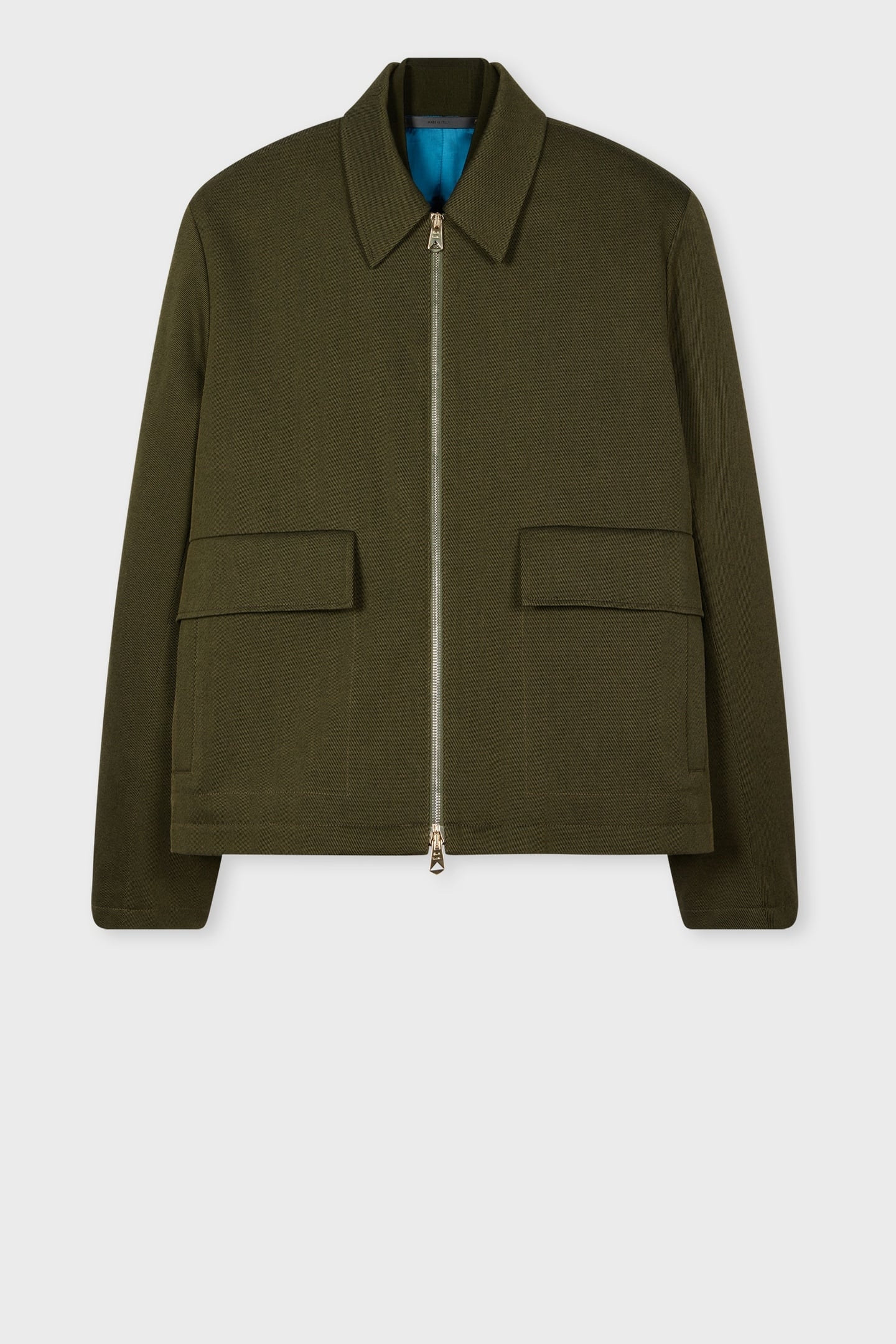 REGULAR FIT JACKET MILITARY GREEN 6
