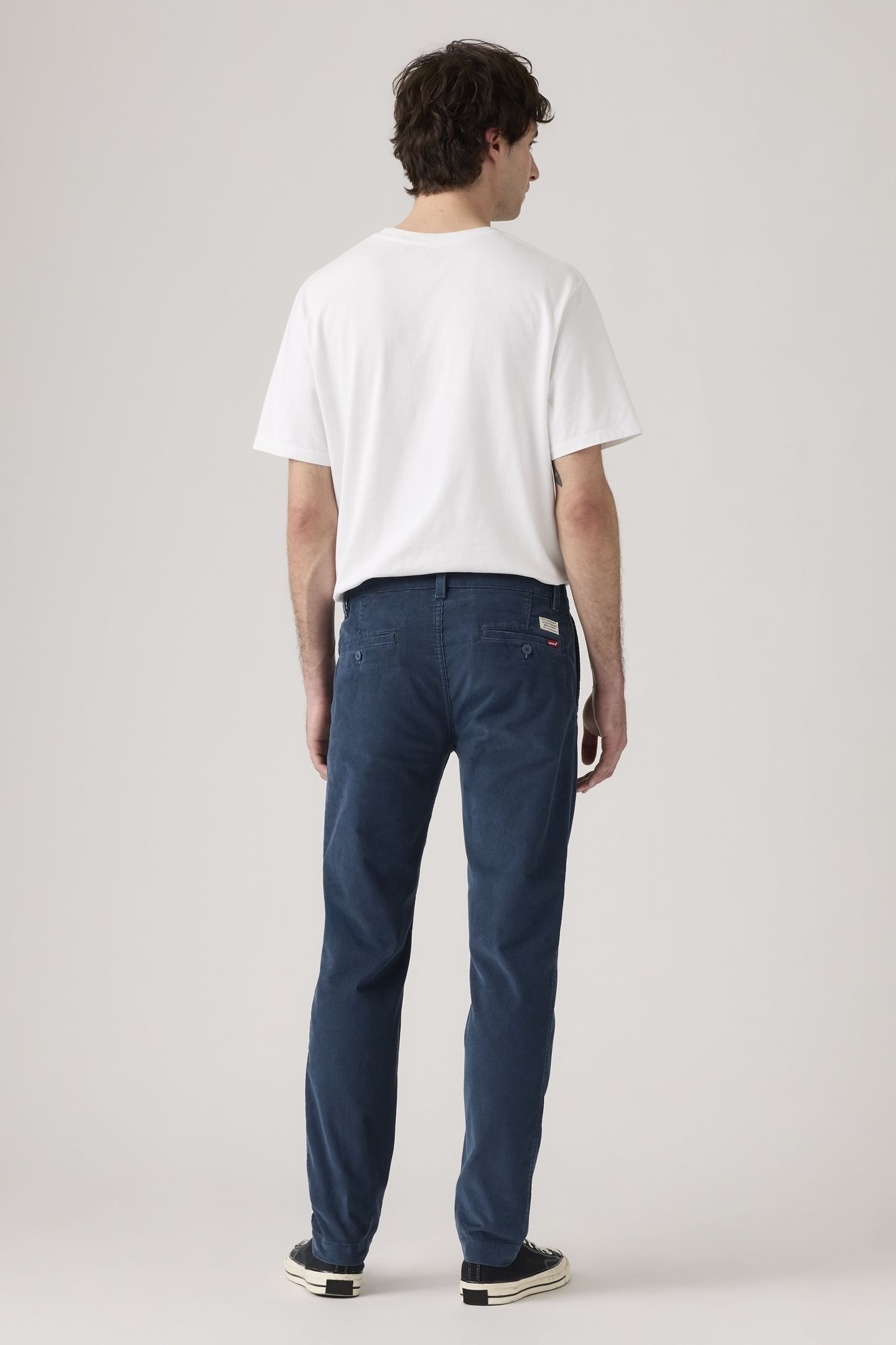 XX STANDARD TAPER CORDUROY CHINOS BLUE 3