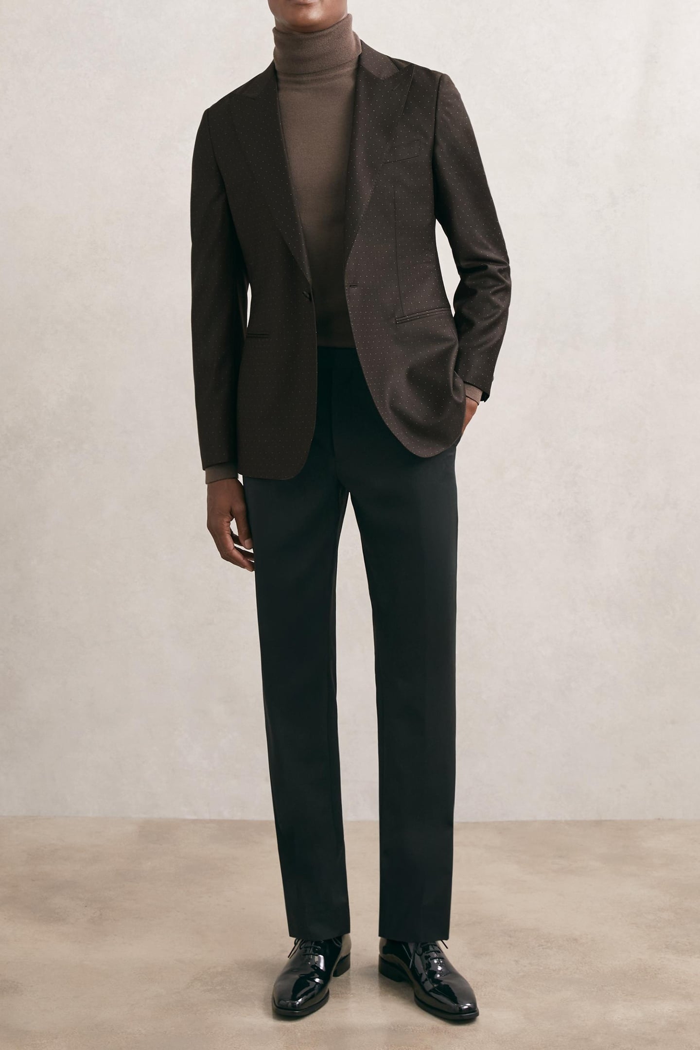 SB 1B DOT JACKET BROWN 2