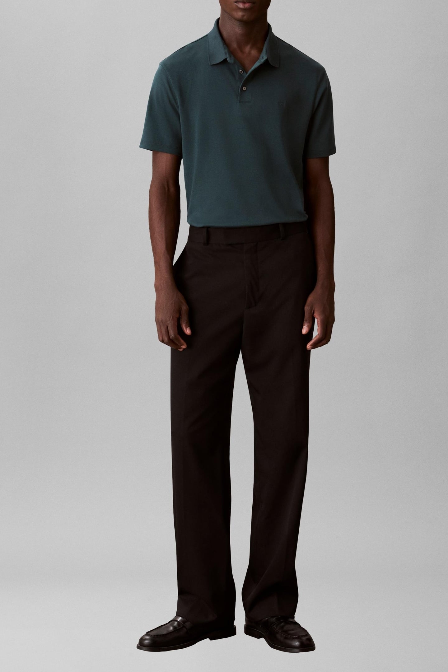 SS SUPIMA CHEST EMBROIDERY POLO NEARLY NAVY 1