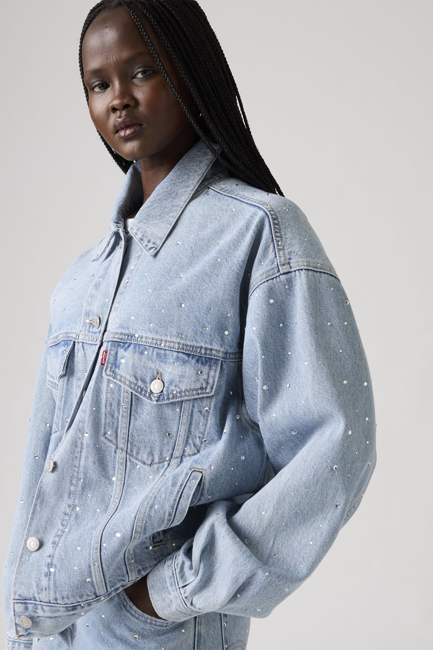 90S TRUCKER JACKET BLUE 1