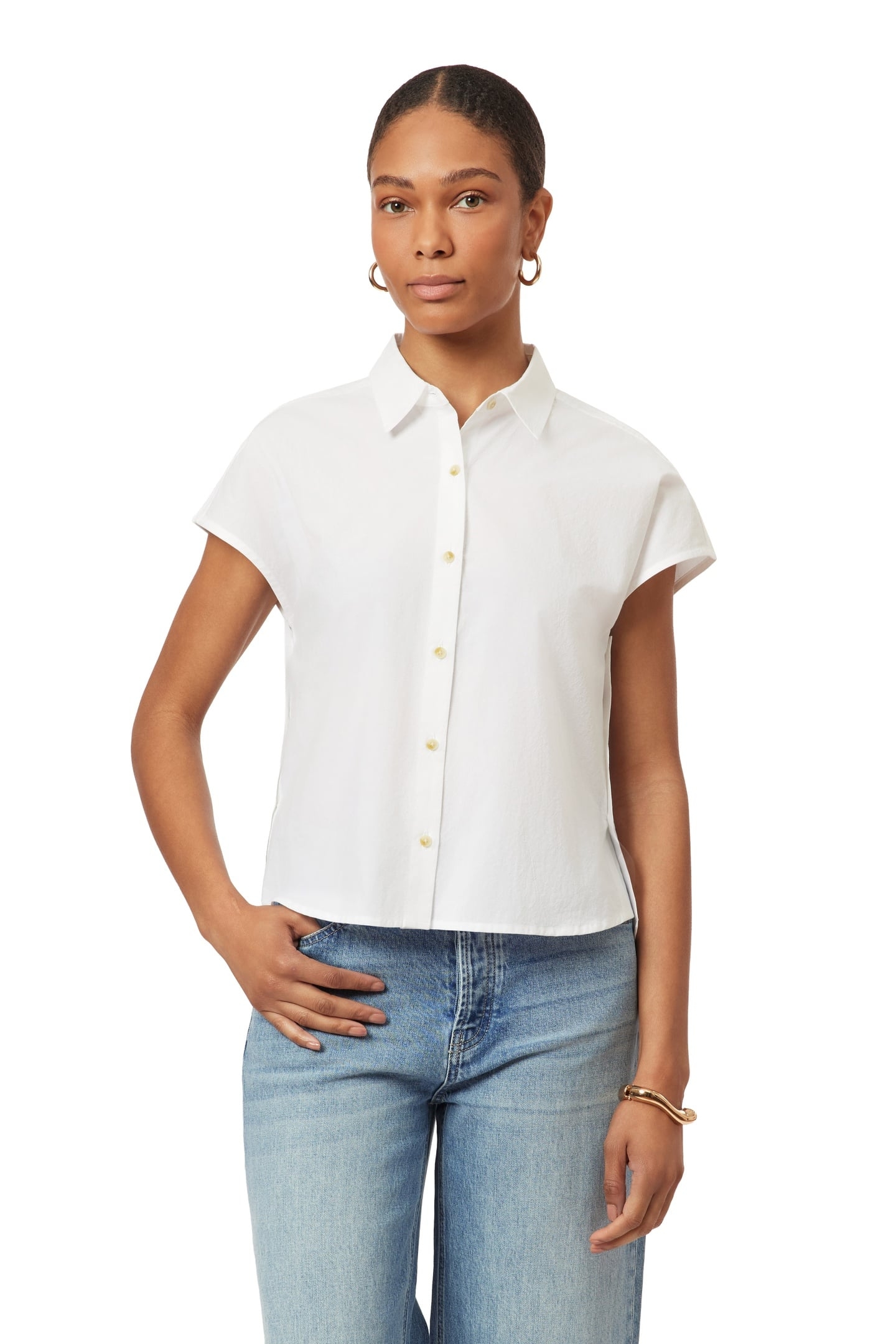 DOLMAN SLEEVE SHIRT BRILLIANT WHITE 5