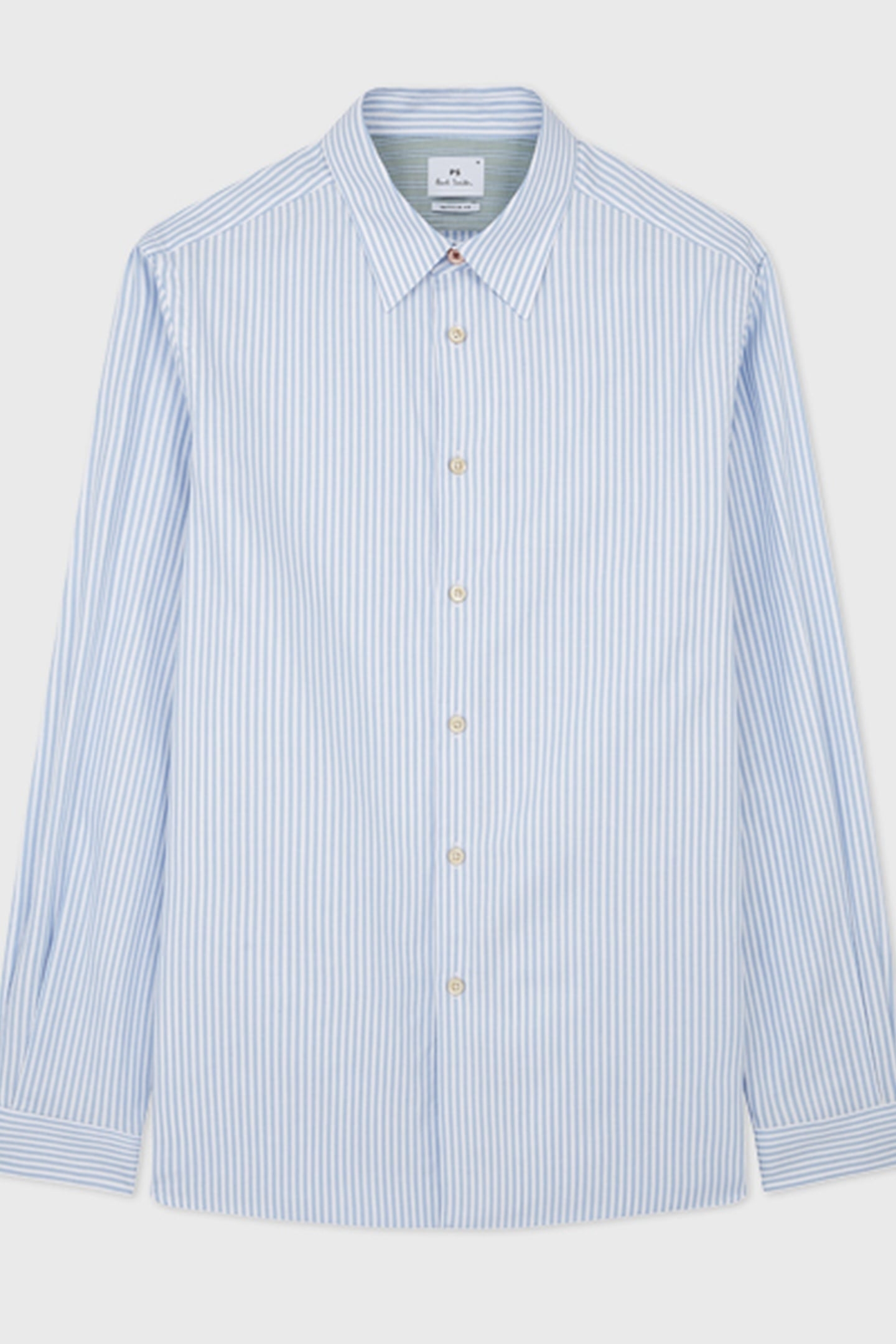 LS REGULAR FIT SHIRT BLUE 2