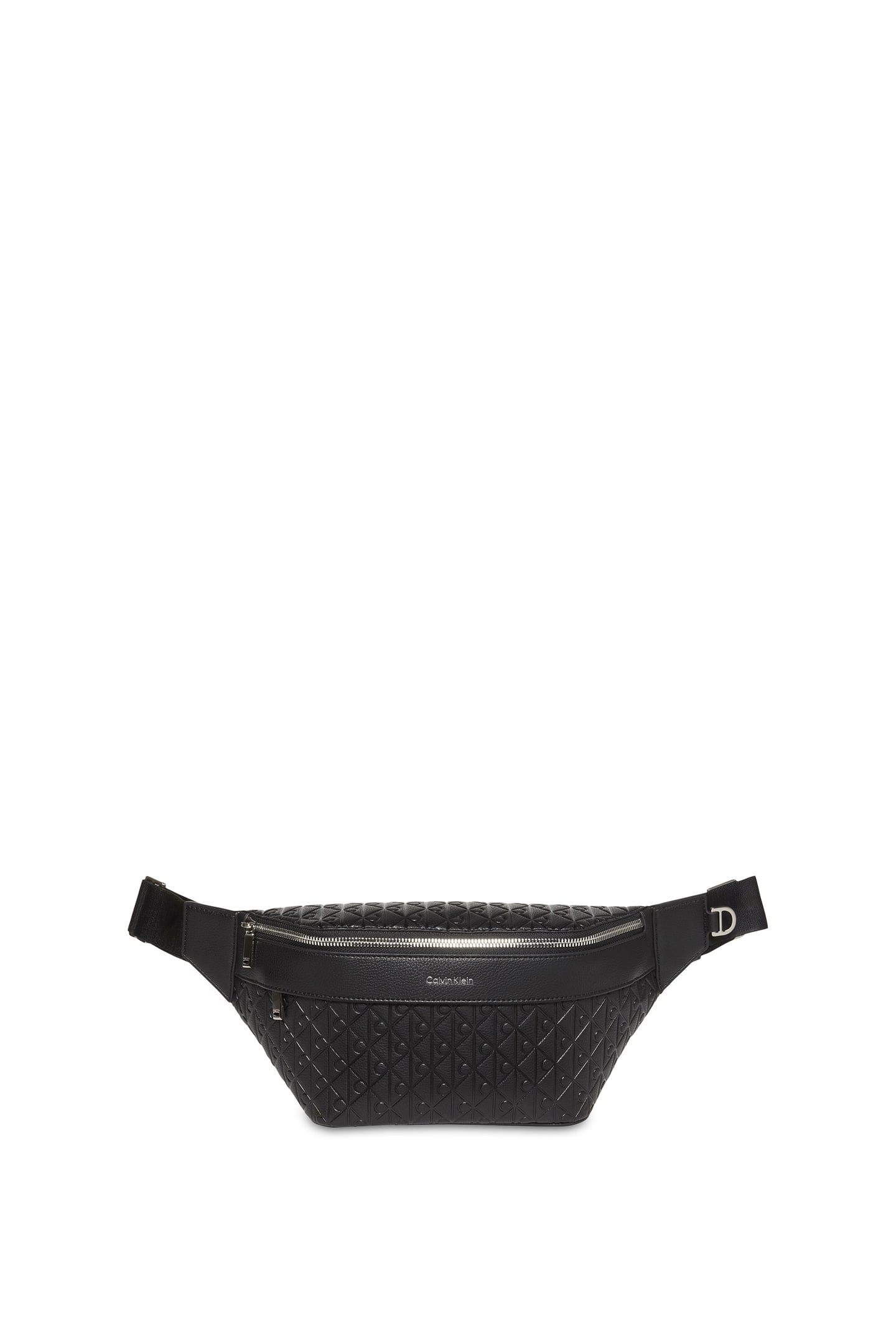 EMBLEM EMBOSS WAISTBAG BLACK 1