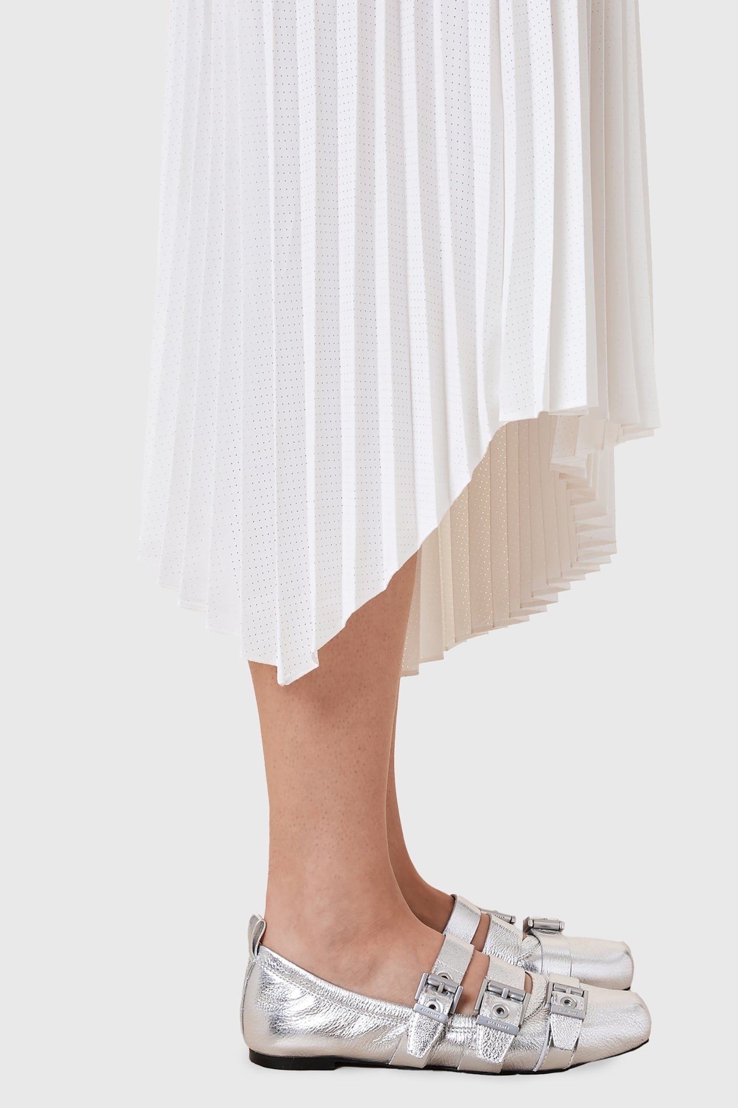 AURORA METALLIC SHOE SILVER 8