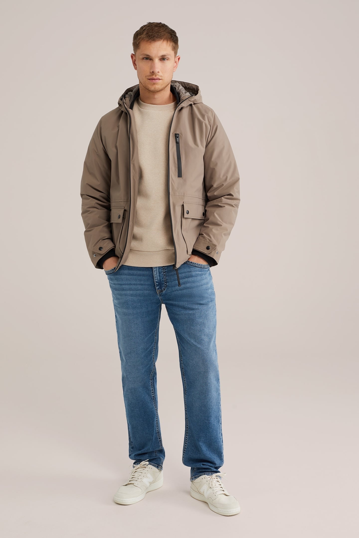 JACKET NORMAL LENGTH TAUPE 3