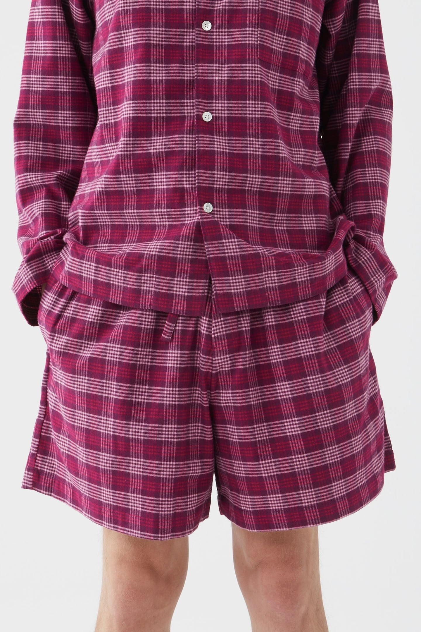 UNISEX FLANNEL, PYJAMAS SHORTS DEEP DREAM 1