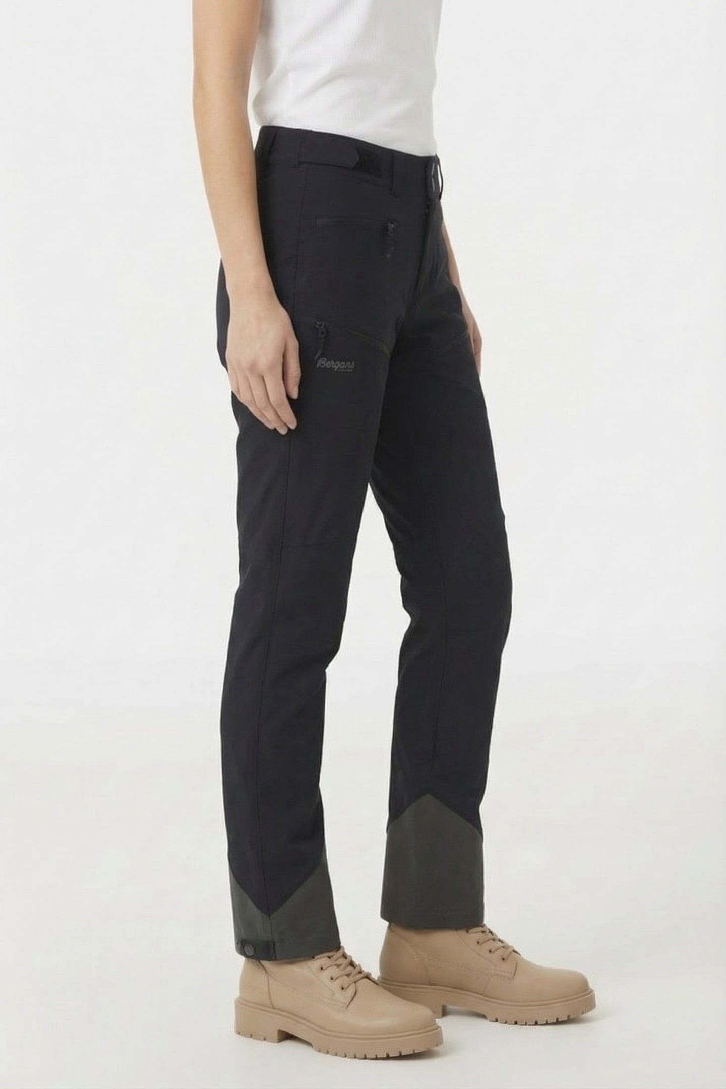 SENJA HYBRID SOFTSHELL W PNT BLACK LONG 3