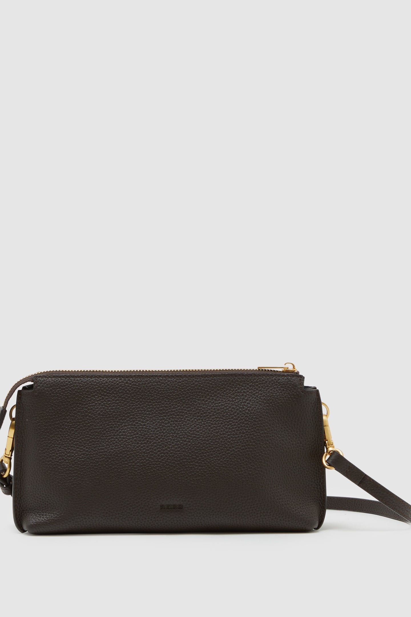DOUBLE POUCH CROSSBODY CHOCOLATE 3