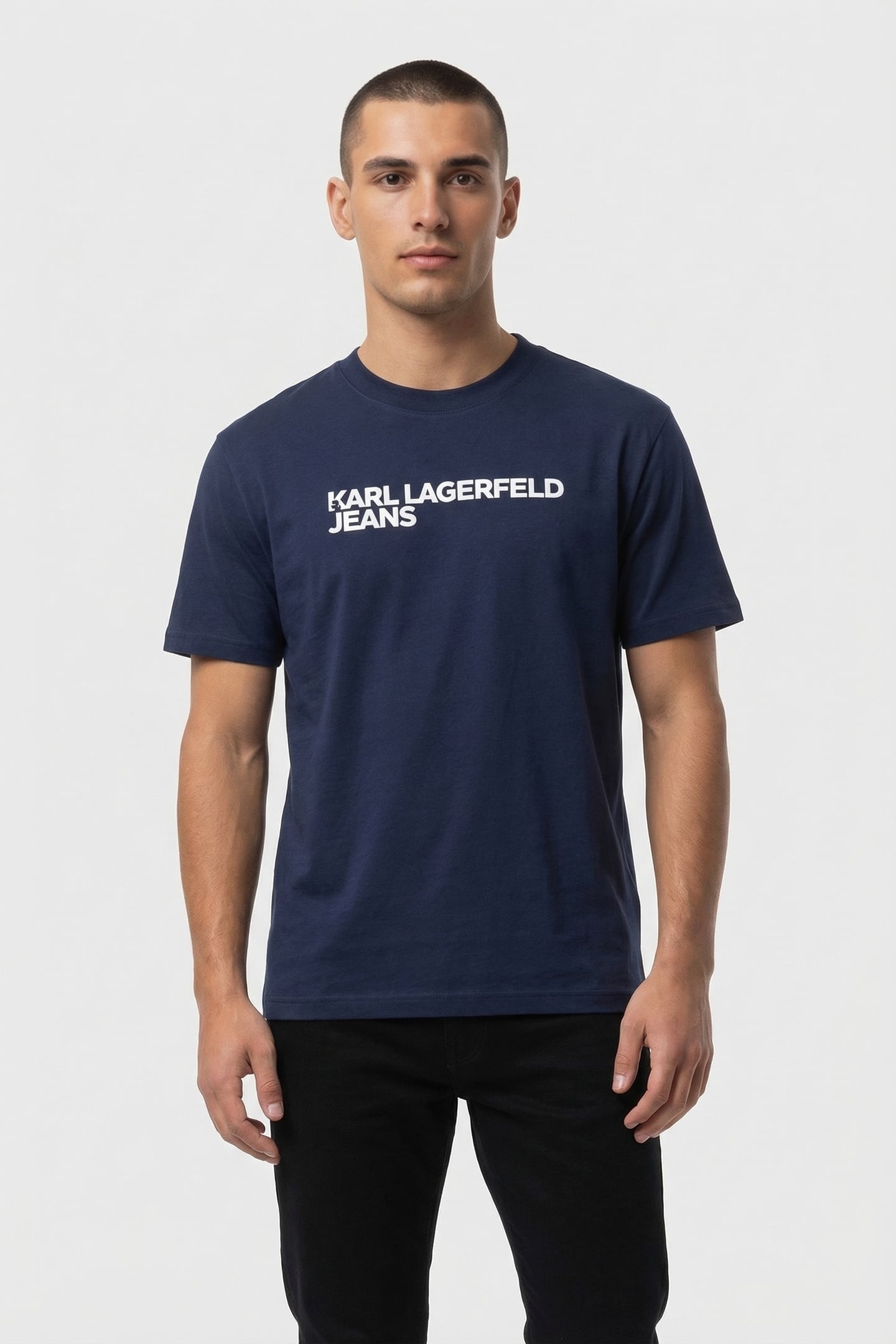 BLACK IRIS KLJ REG SS ESSENTIAL TEE 1