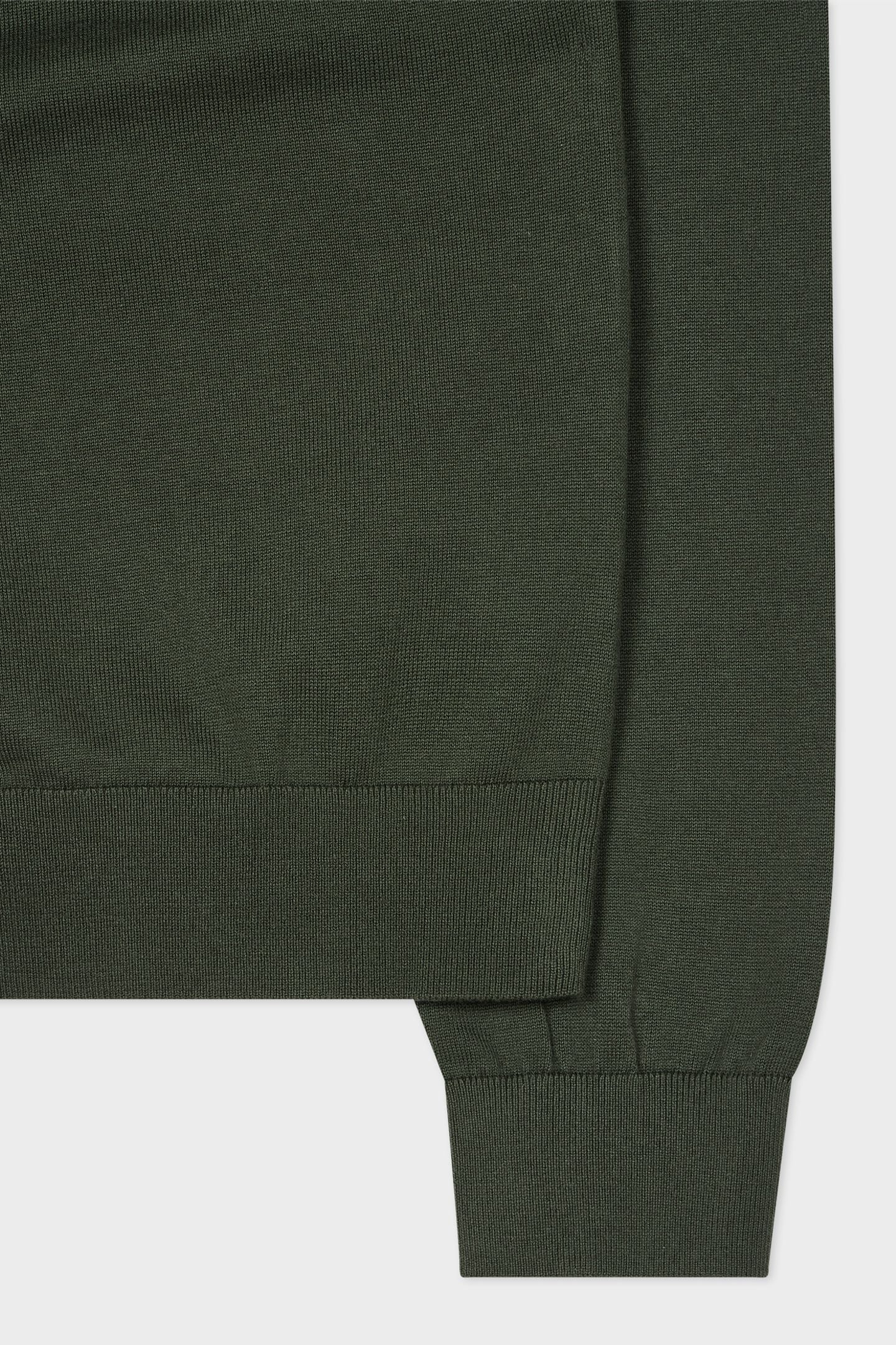 SWEATER CREW NECK ZEB BAD VERY DARK GREEN 3