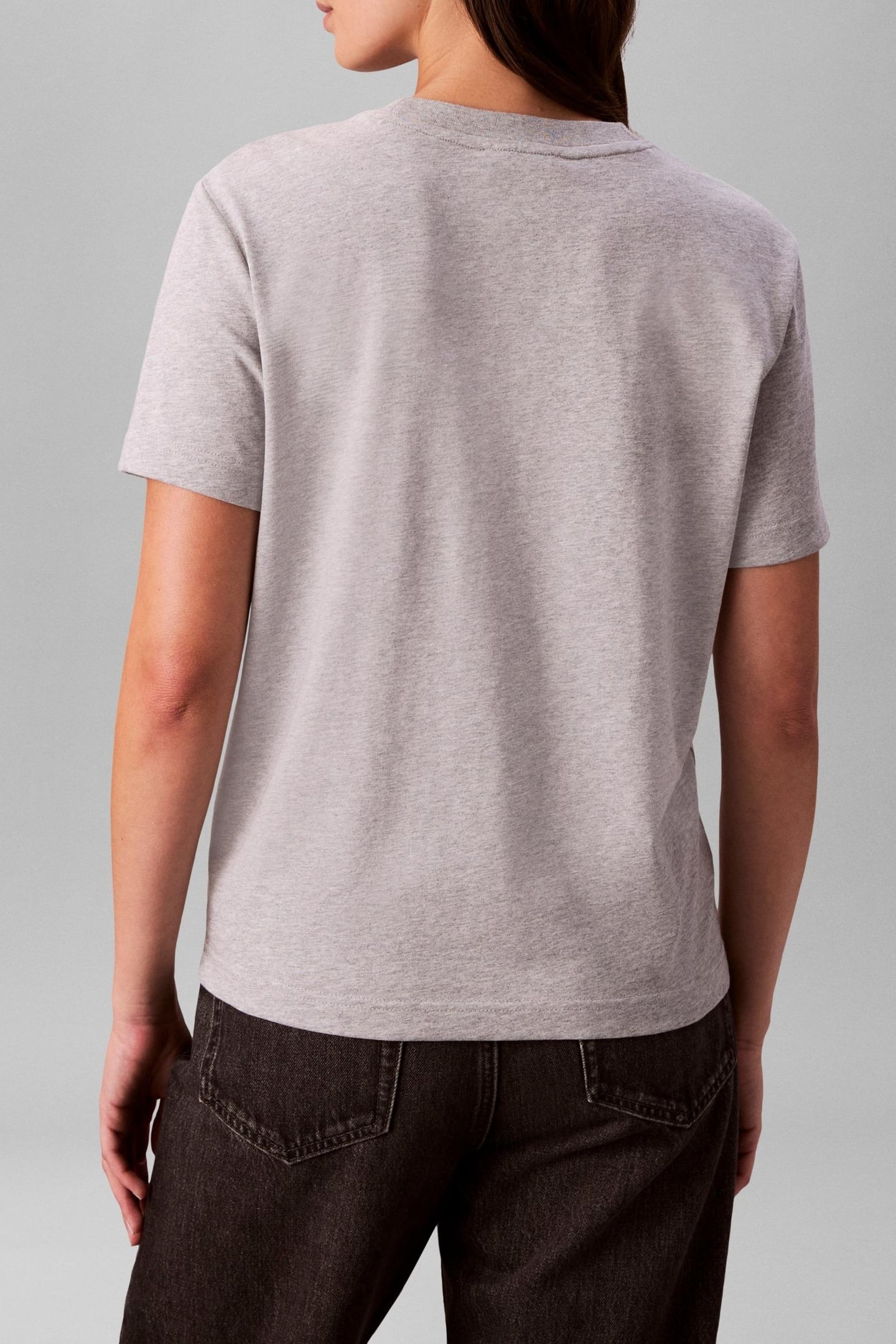 SS CLASSIC MONOLOGO TEE BC06 GREY HEATHER 2