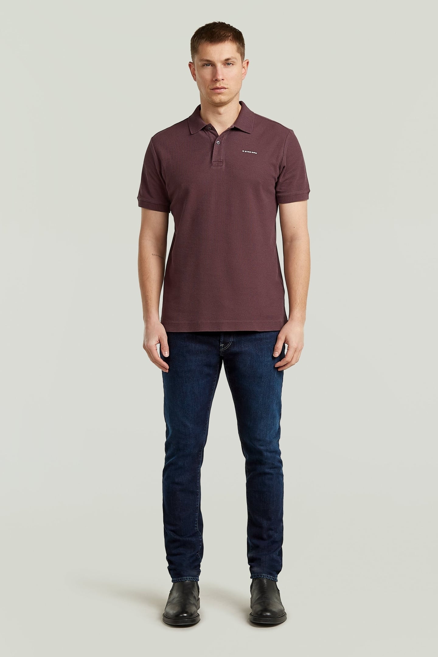 3301 SLIM JEANS WORN IN DEEP MARINE 1