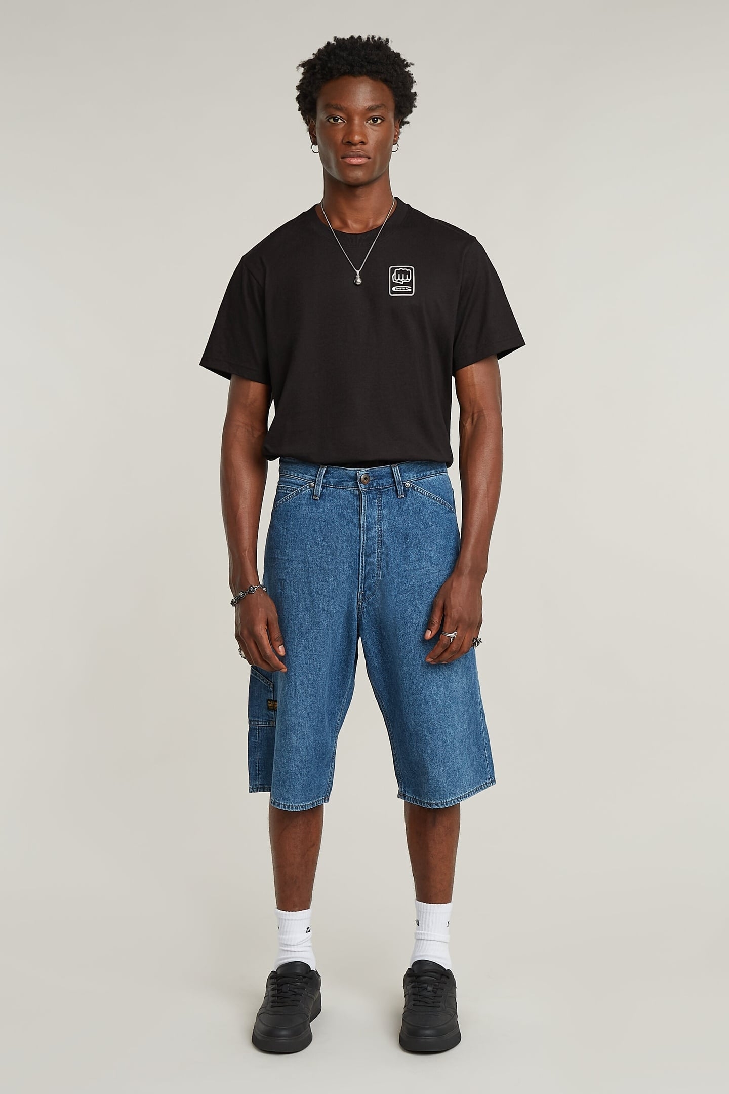 BAM LOGGER SHORT FADED RADIANT BLUE 1