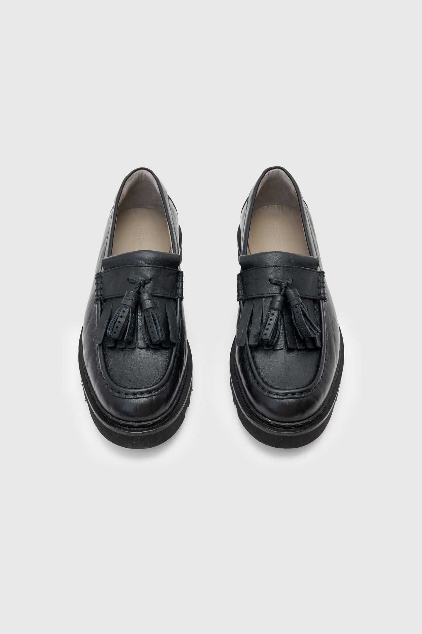 SKIFF TASSEL LOAFER BLACK GRAIN 4