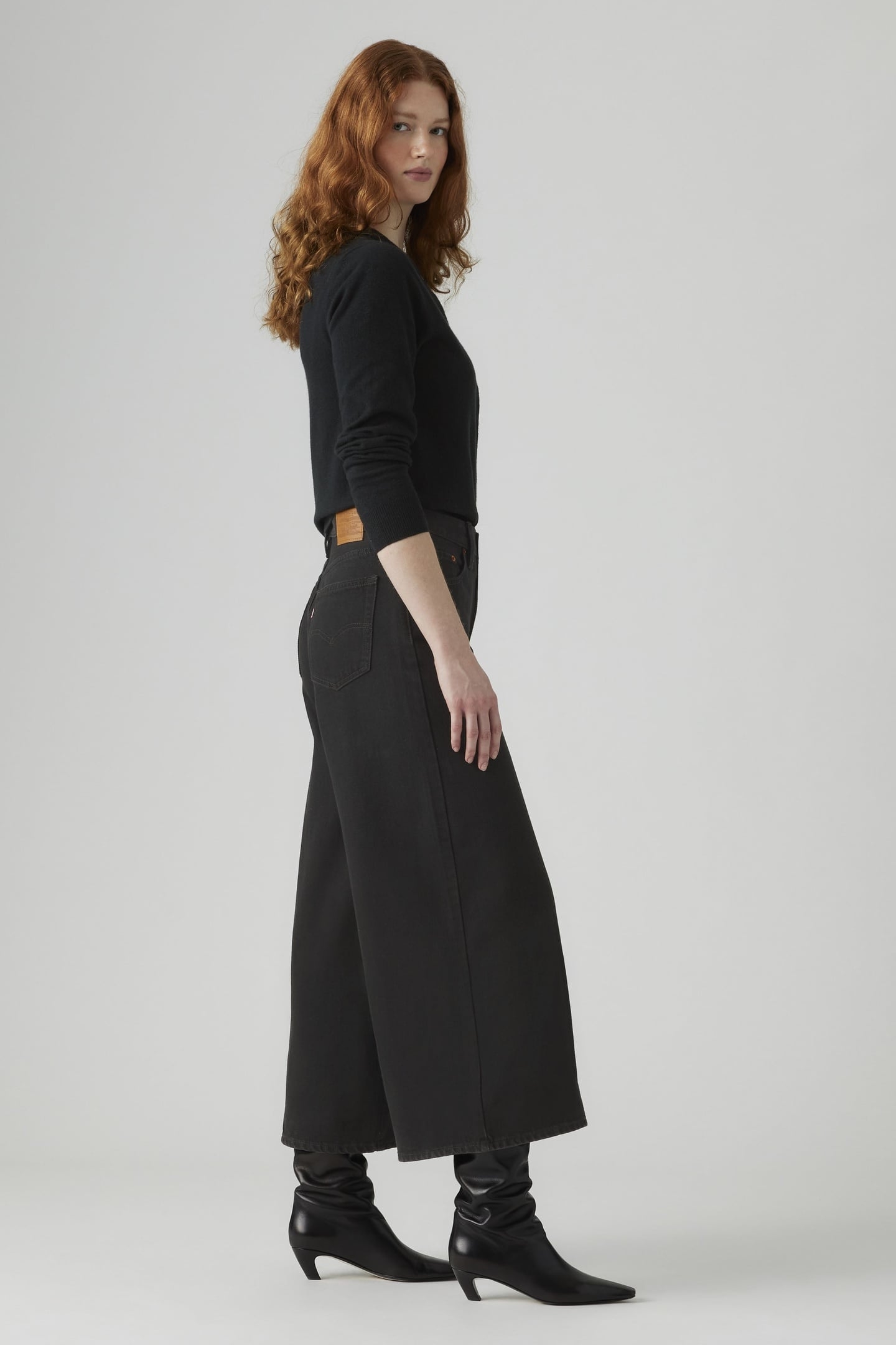 XL CULOTTE WOMEN'S JEANS BLACK 4