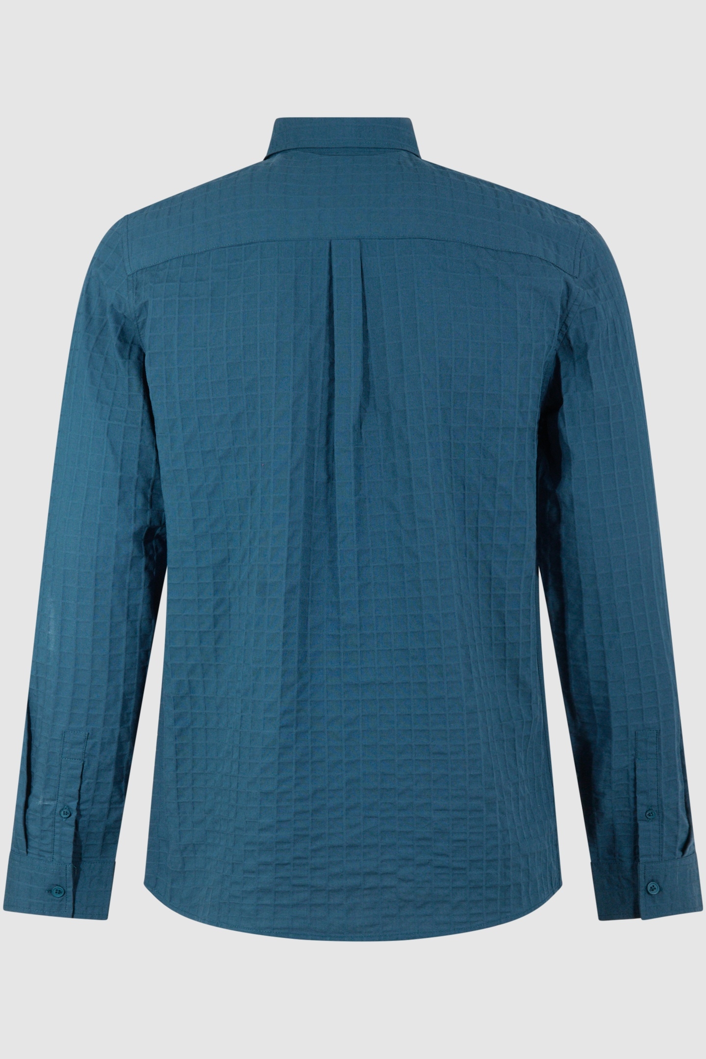 MM-SBWOVEN CUBE SHIRT DARKGREEN 4