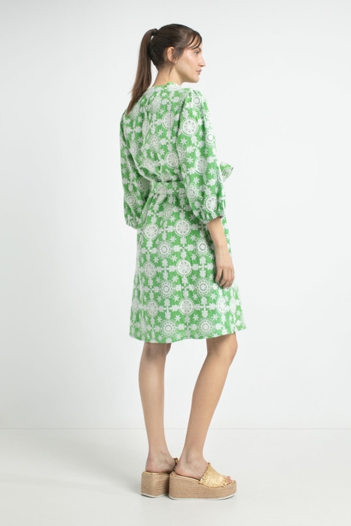 DJENNA DRESS PARROT GREEN 4