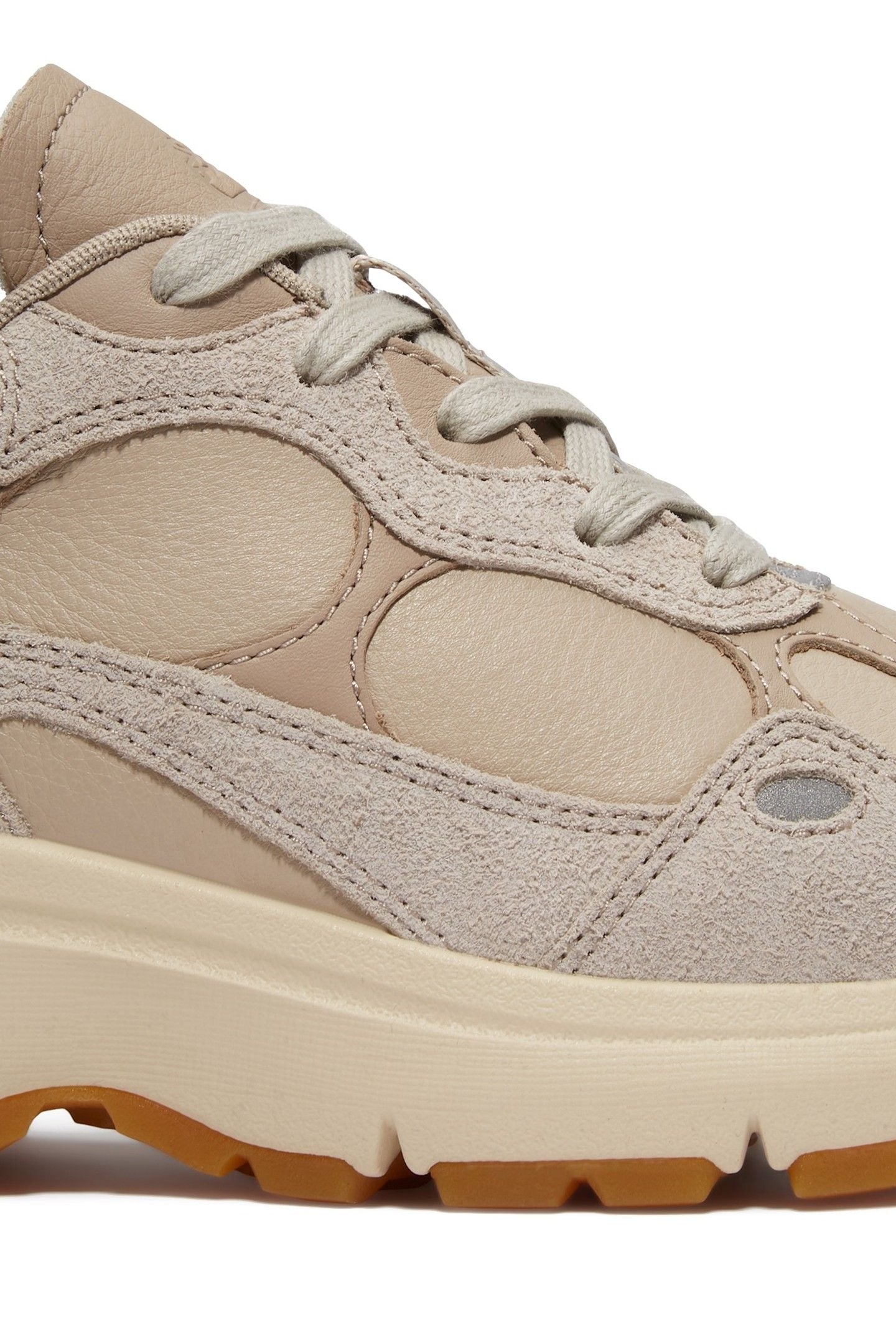 HAZEL LANE LOW LACE UP SNEAKER LIGHT TAUPE FULL GRAIN 8