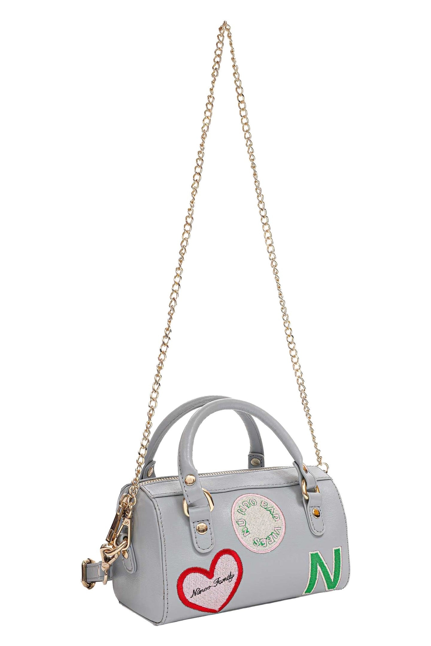 SMALL MAYA DETAILS FLORENCE LIGHT GREY W. GOLD 5