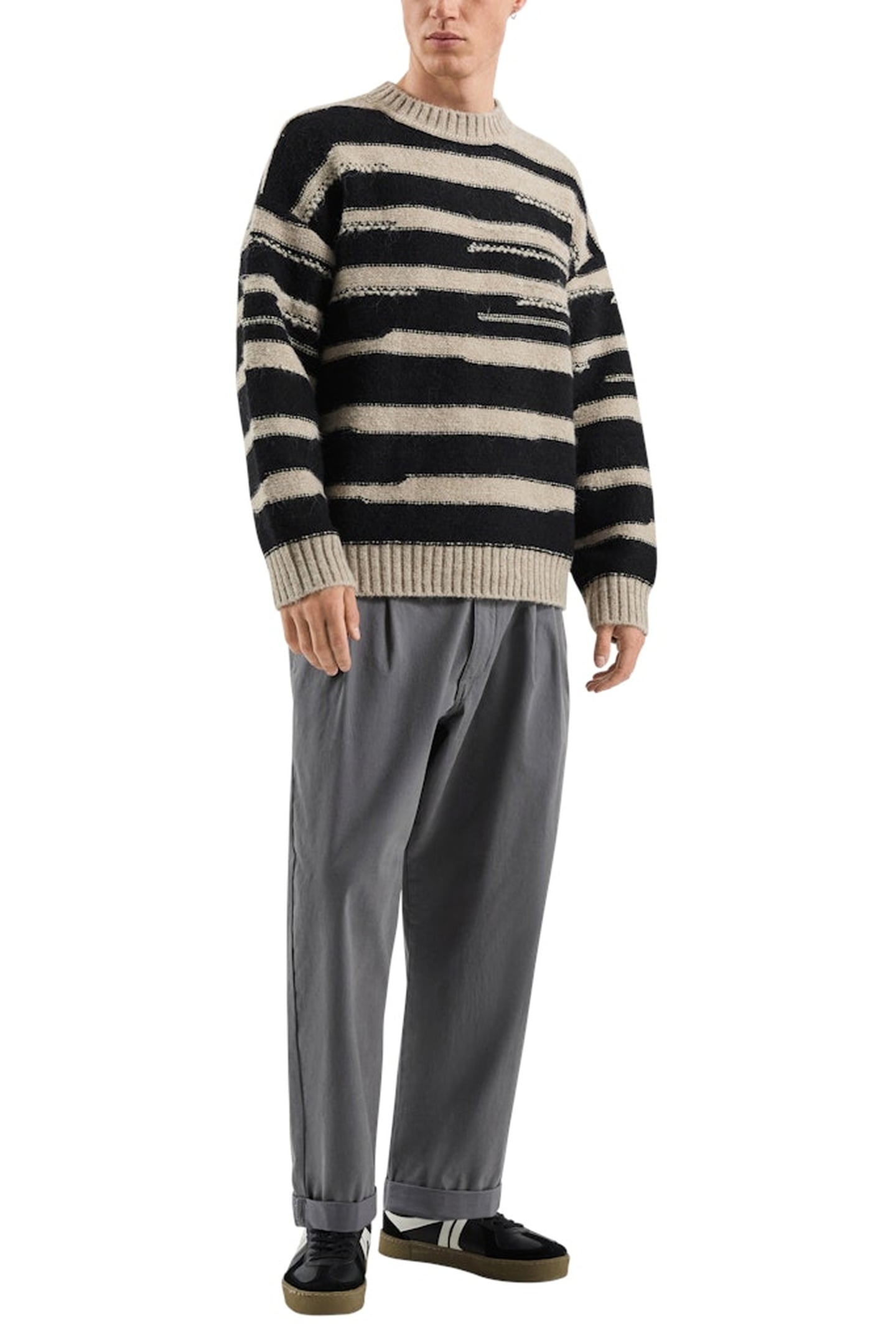 S.OLIVER-QS PANTS GREY/BLACK 2