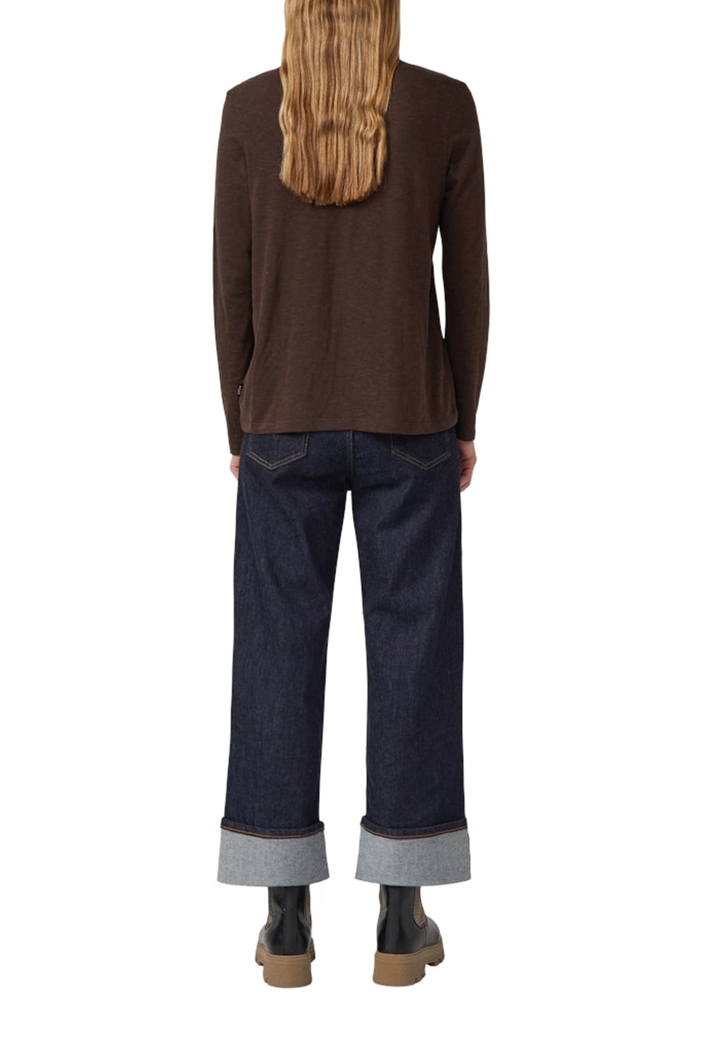 S.OLIVER T-SHIRTS BROWN-DARK 3