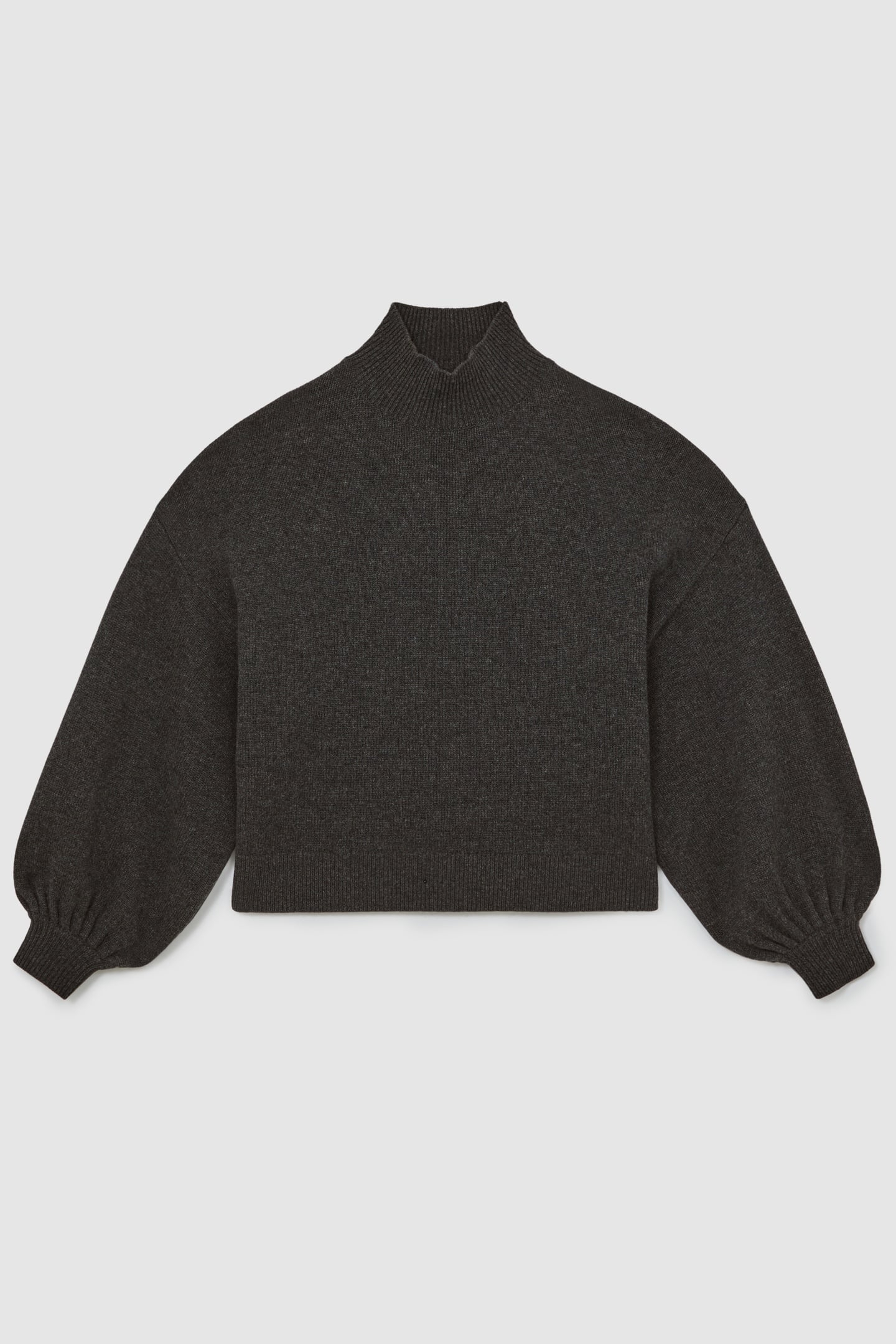 BATWING JUMPER CHARCOAL GREY 1