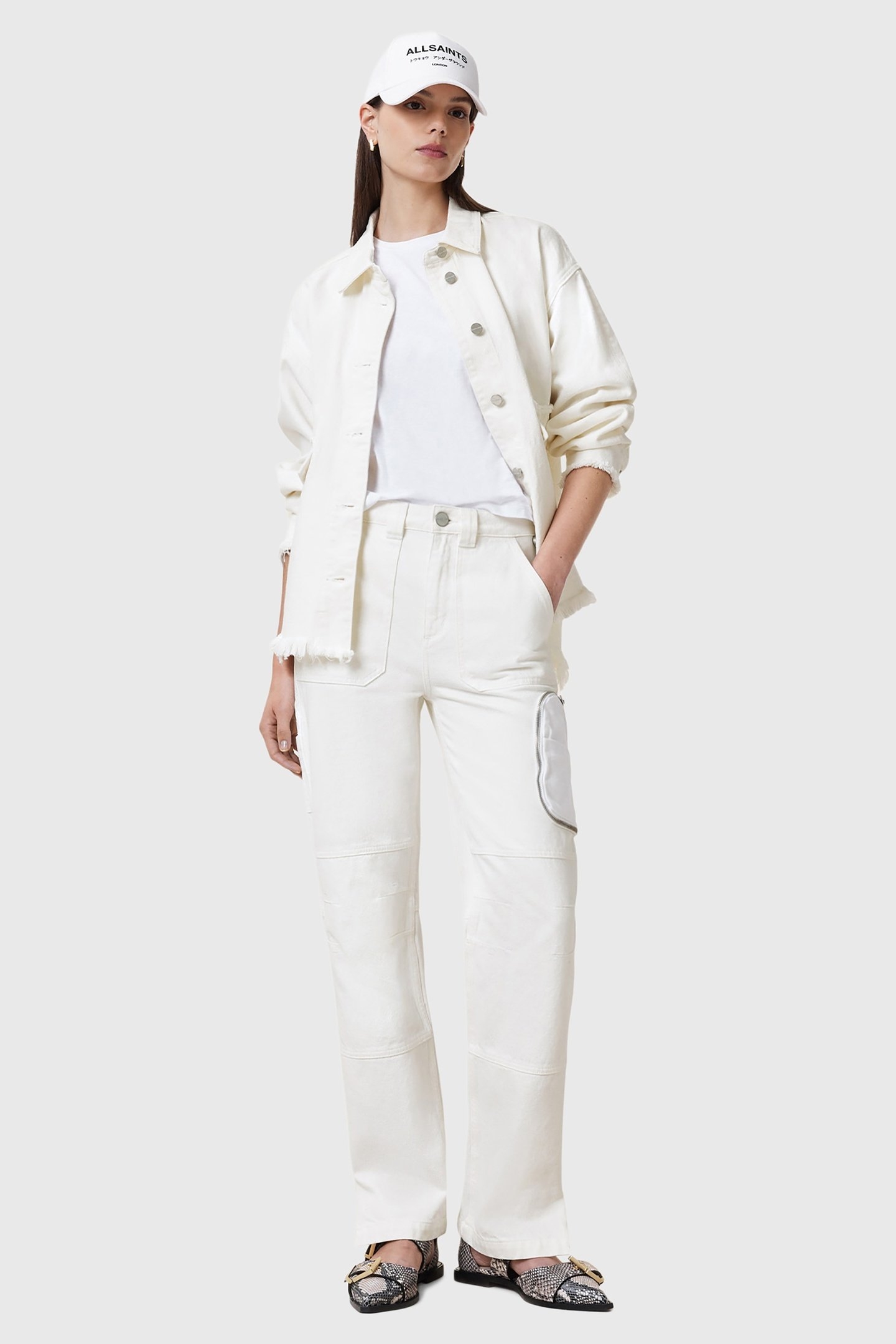 FLORENCE CARGO JEAN OFF WHITE 3