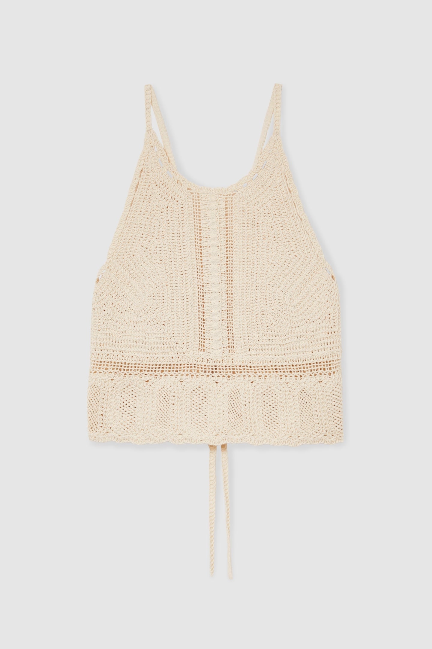 CROCHET TOP CREAM 5